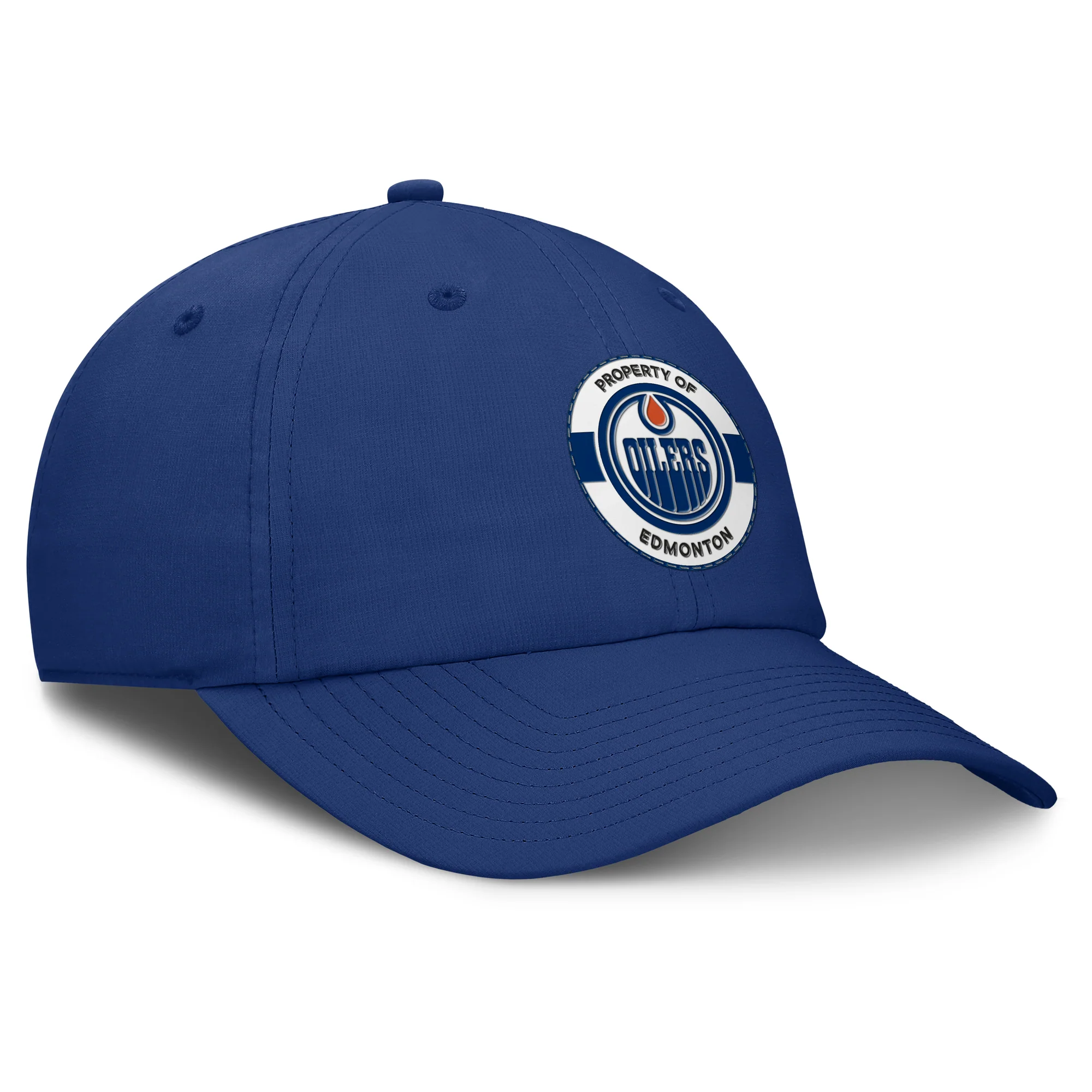 Edmonton Oilers Fanatics Blue 2025-26 Rink Training 4 Unstructured Authentic Pro Adjustable Hat - Image 4