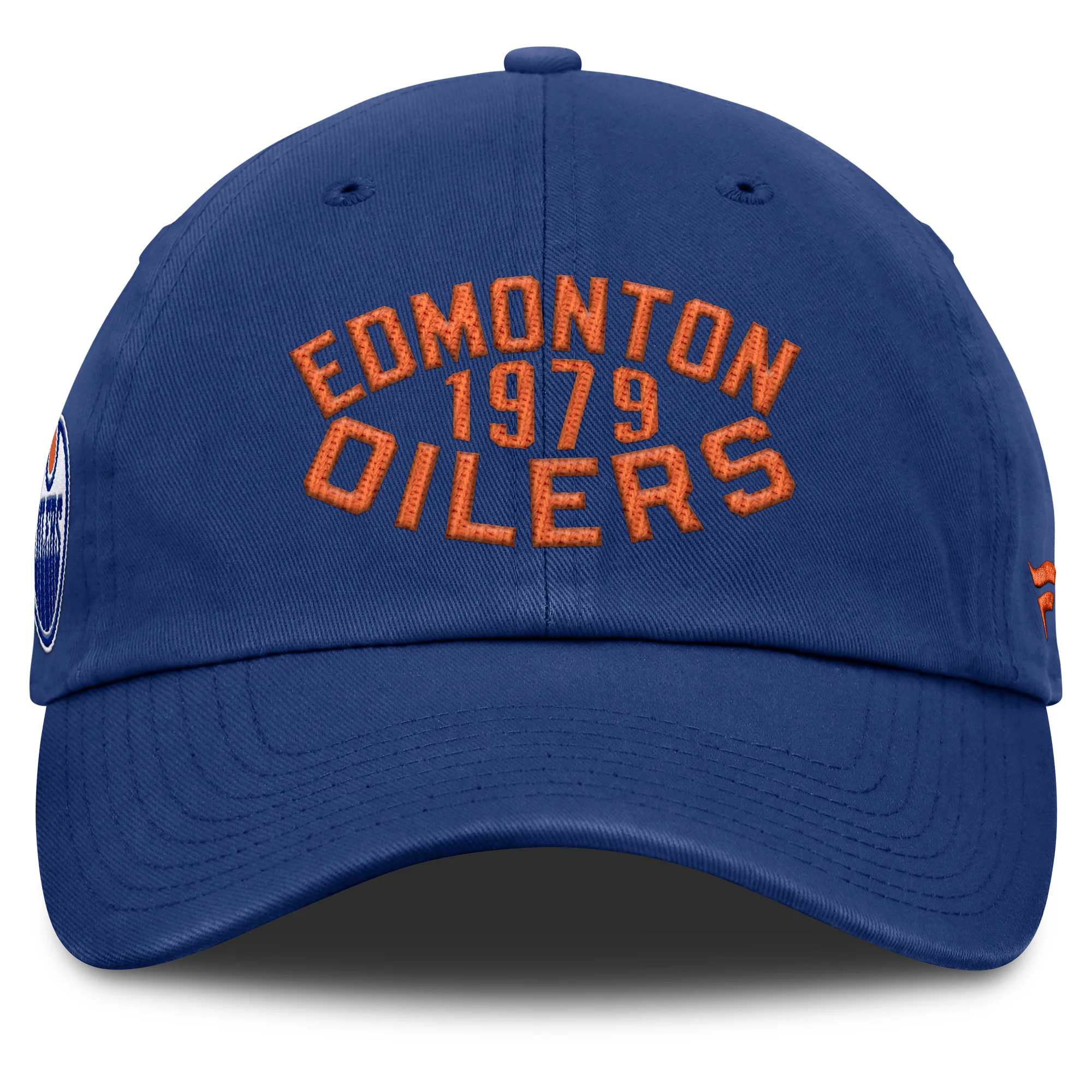 Edmonton Oilers Fanatics Blue Archer Unstructured Adjustable Hat - Image 3