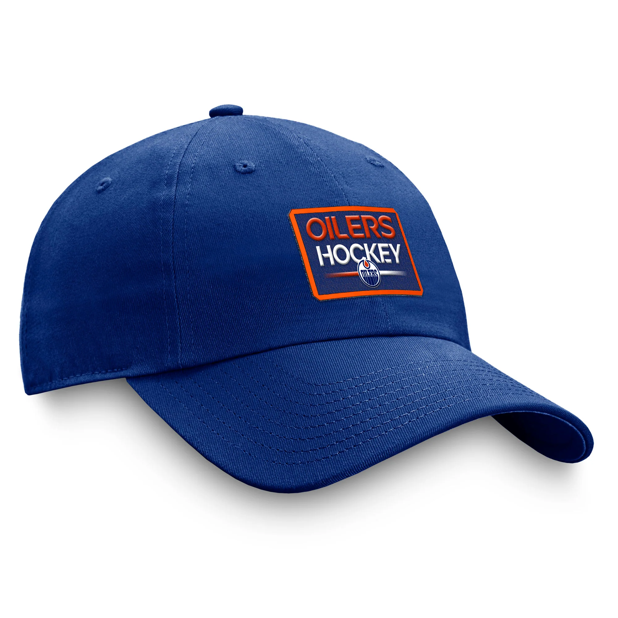 Edmonton Oilers Fanatics Blue & Orange Authentic Pro Prime Adjustable Hat - Image 4