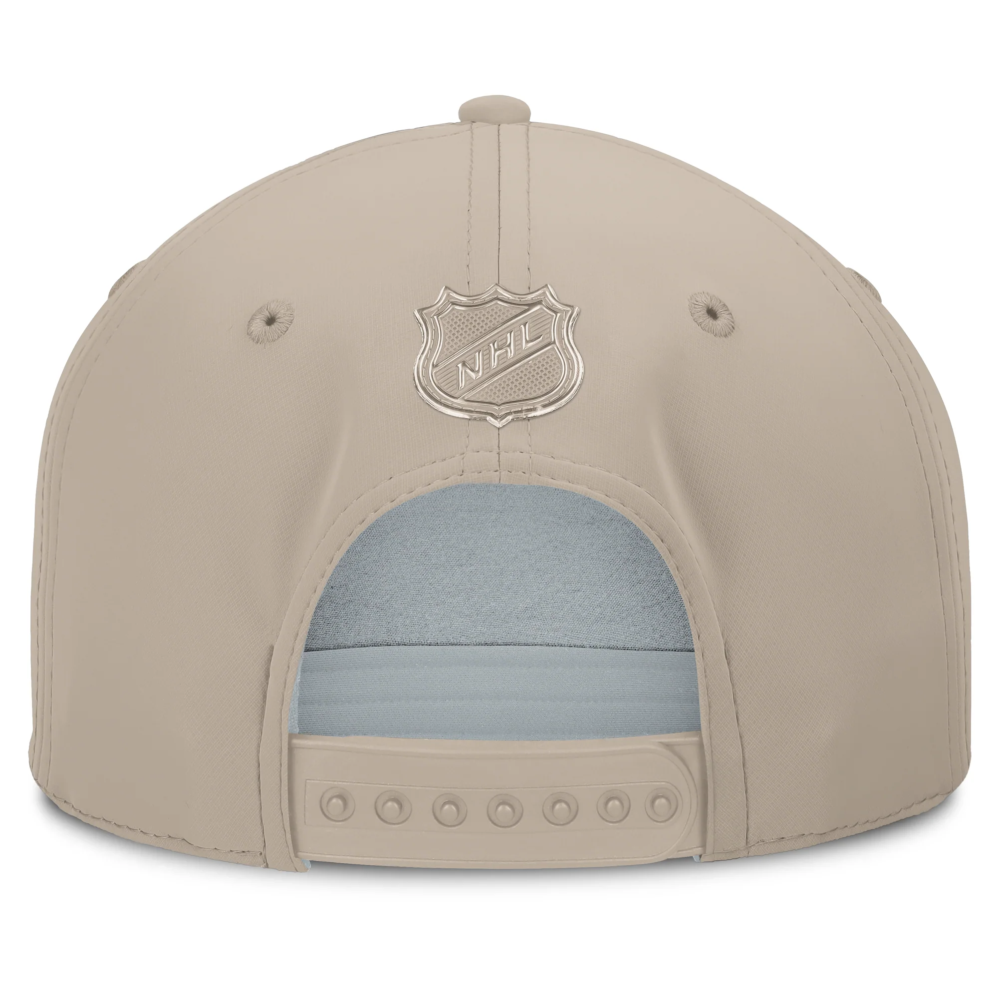 Edmonton Oilers Fanatics Cream 2025-26 Authentic Pro Road 6 Horizon Snapback Hat - Image 2