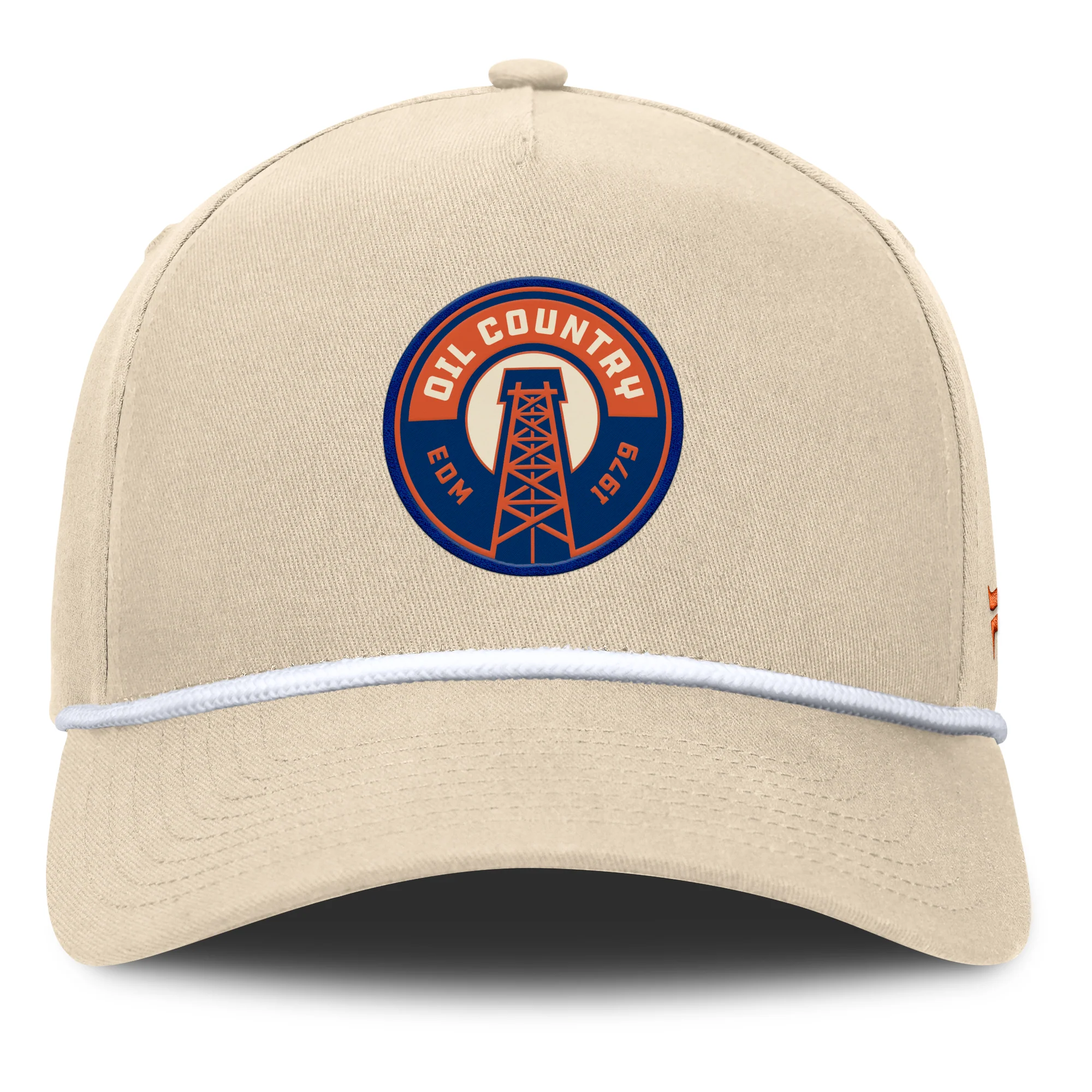 Edmonton Oilers Fanatics Cream Alternate Authentic Pro Snapback Hat - Image 3