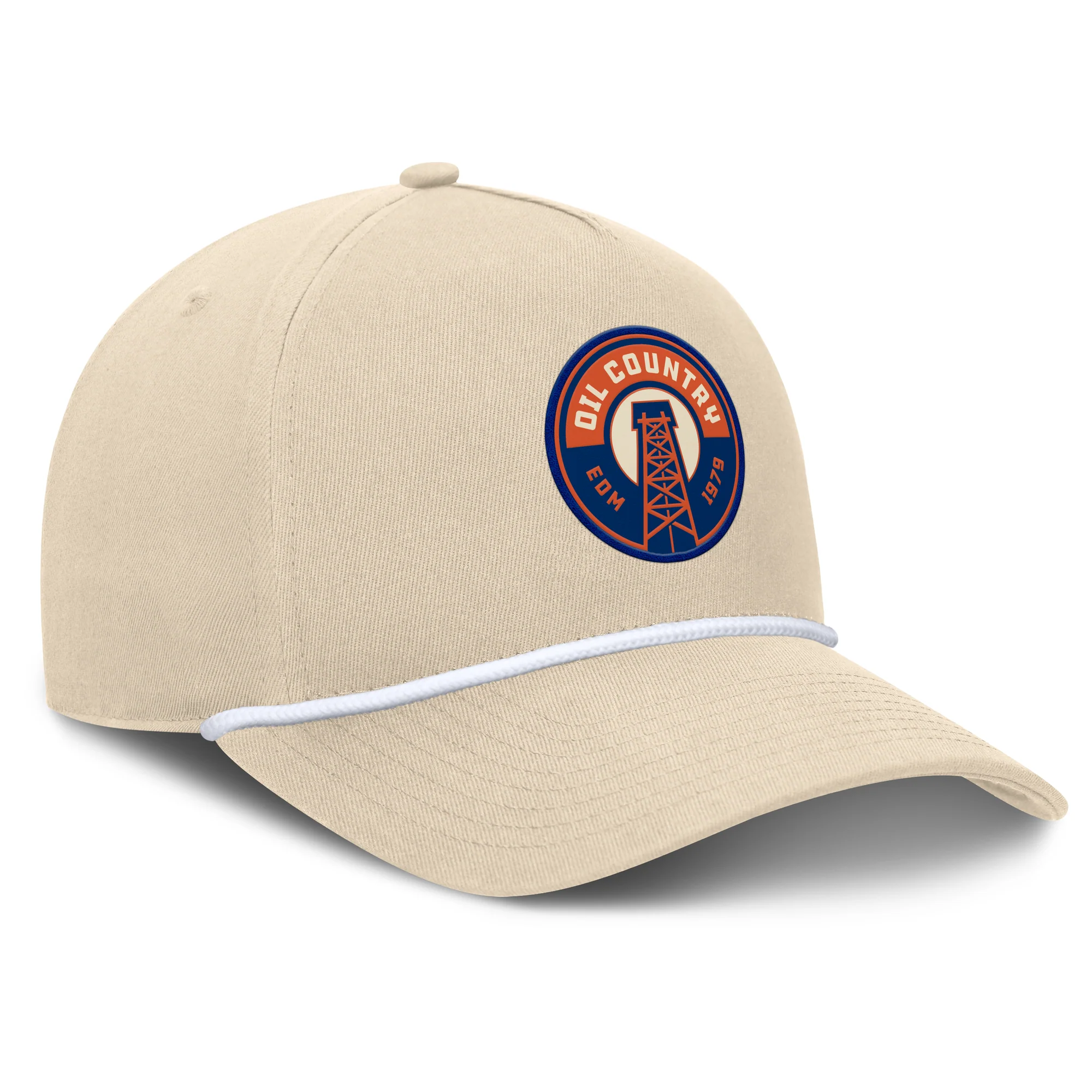 Edmonton Oilers Fanatics Cream Alternate Authentic Pro Snapback Hat - Image 4