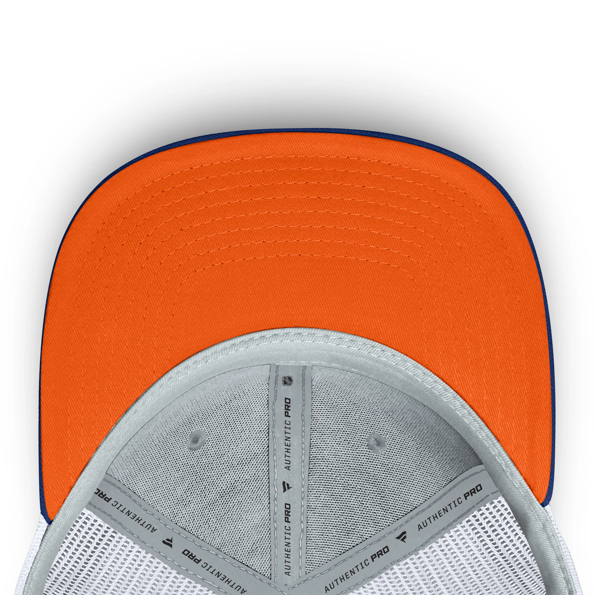 Edmonton Oilers Fanatics Orange 2025-26 Authentic Pro Rink 7.1 Mesh Snapback Hat - Image 5