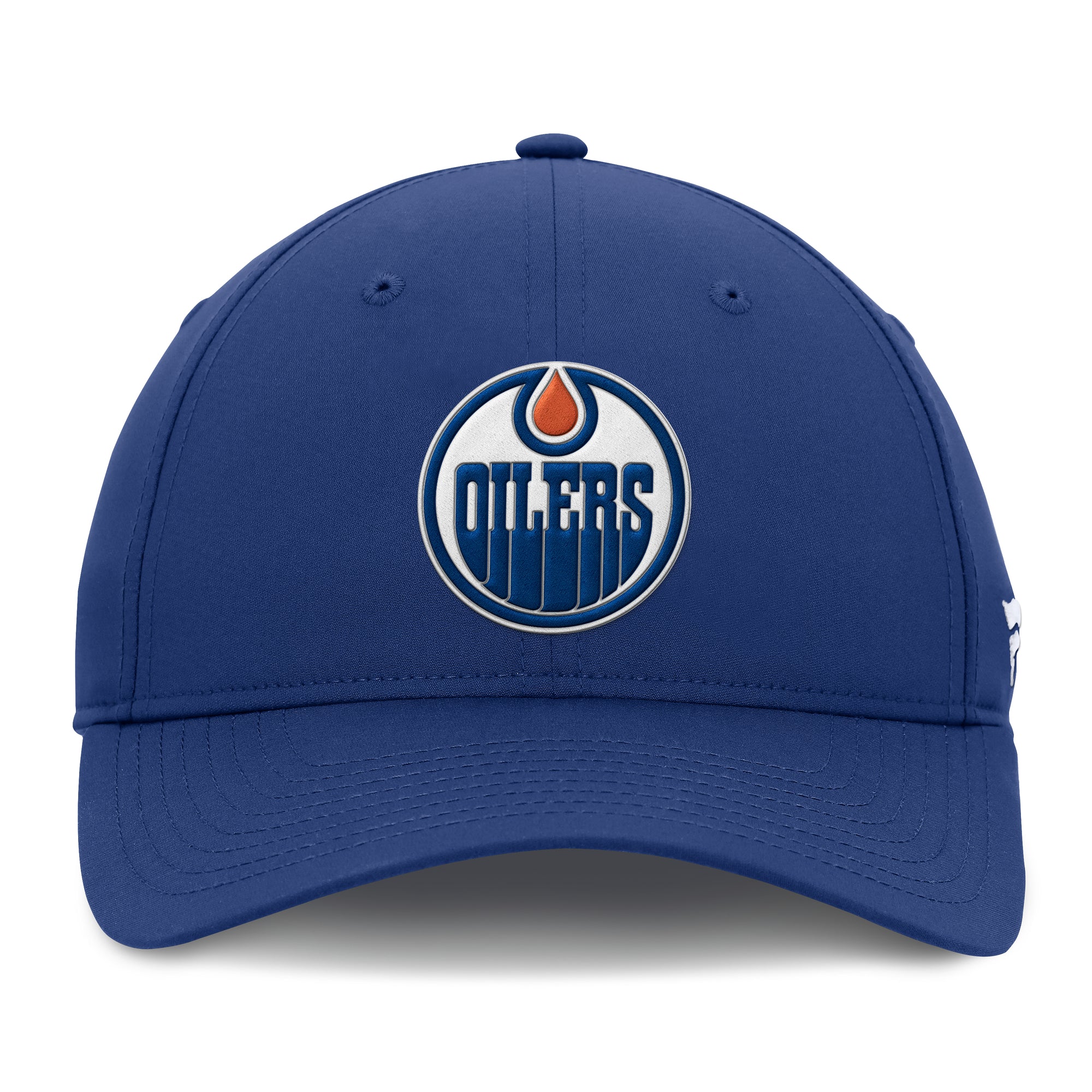 Edmonton Oilers Fanatics Patch Poly Blue Adjustable Hat - Image 2