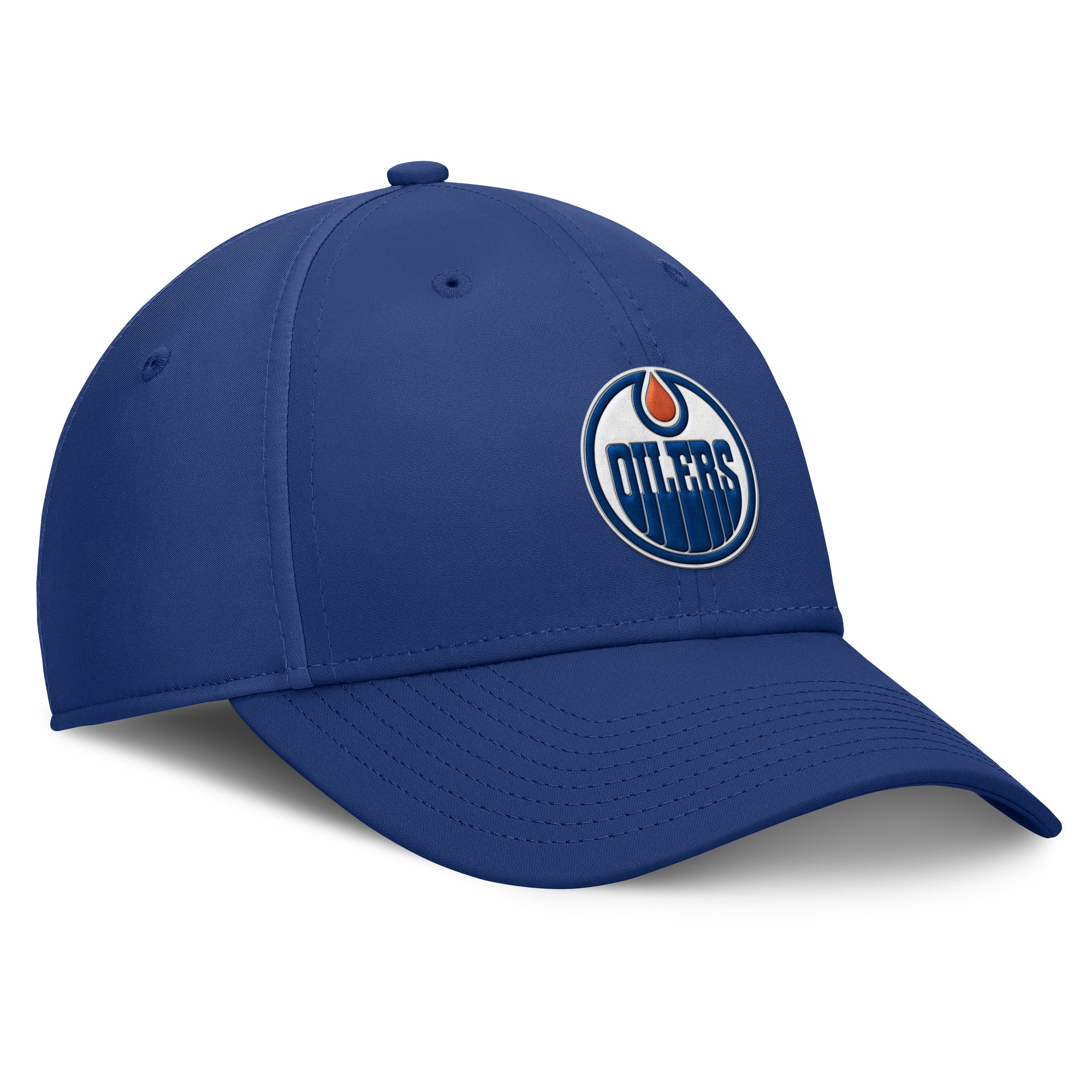 Edmonton Oilers Fanatics Patch Poly Blue Adjustable Hat - Image 3