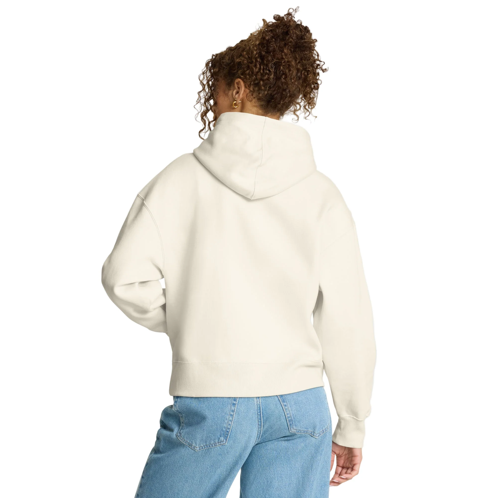 Edmonton Oilers Women's Fanatics Legacy Fleece Cream Pullover Hoodie - Image 2