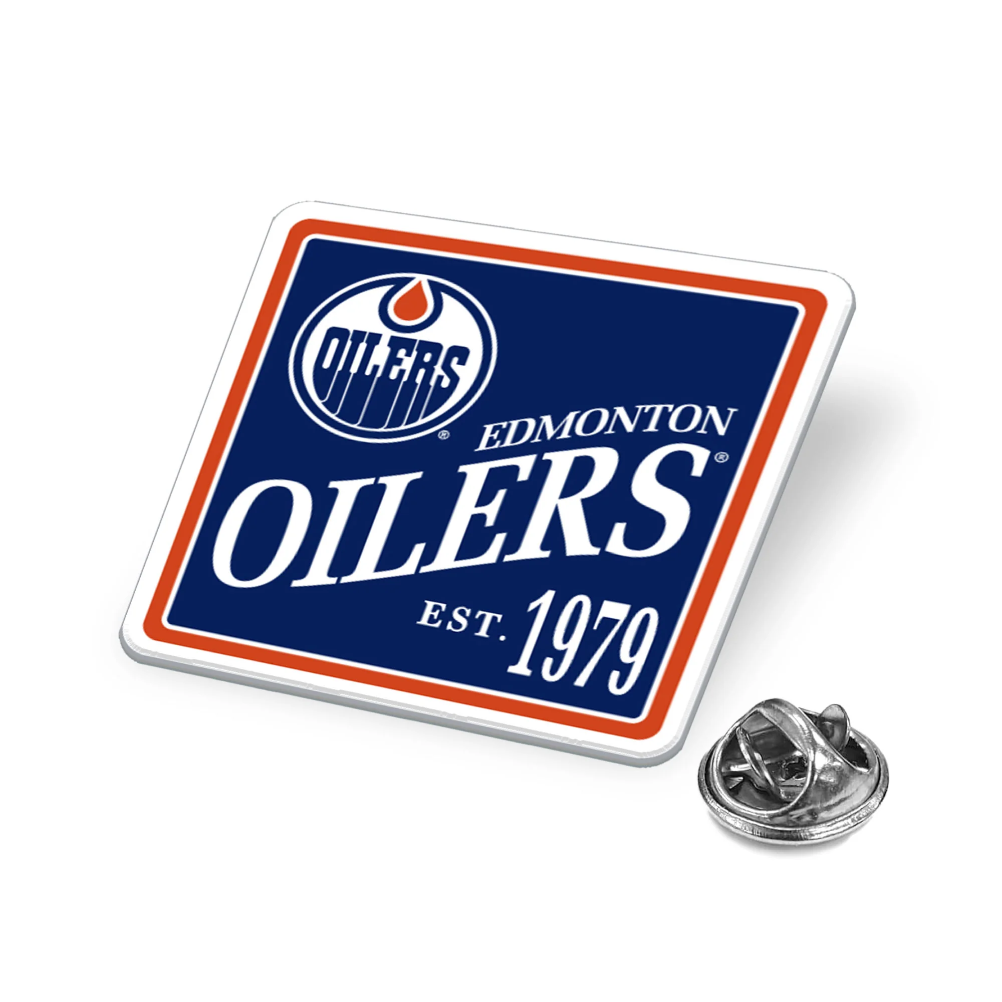 Edmonton Oilers Greetings Lapel Pin
