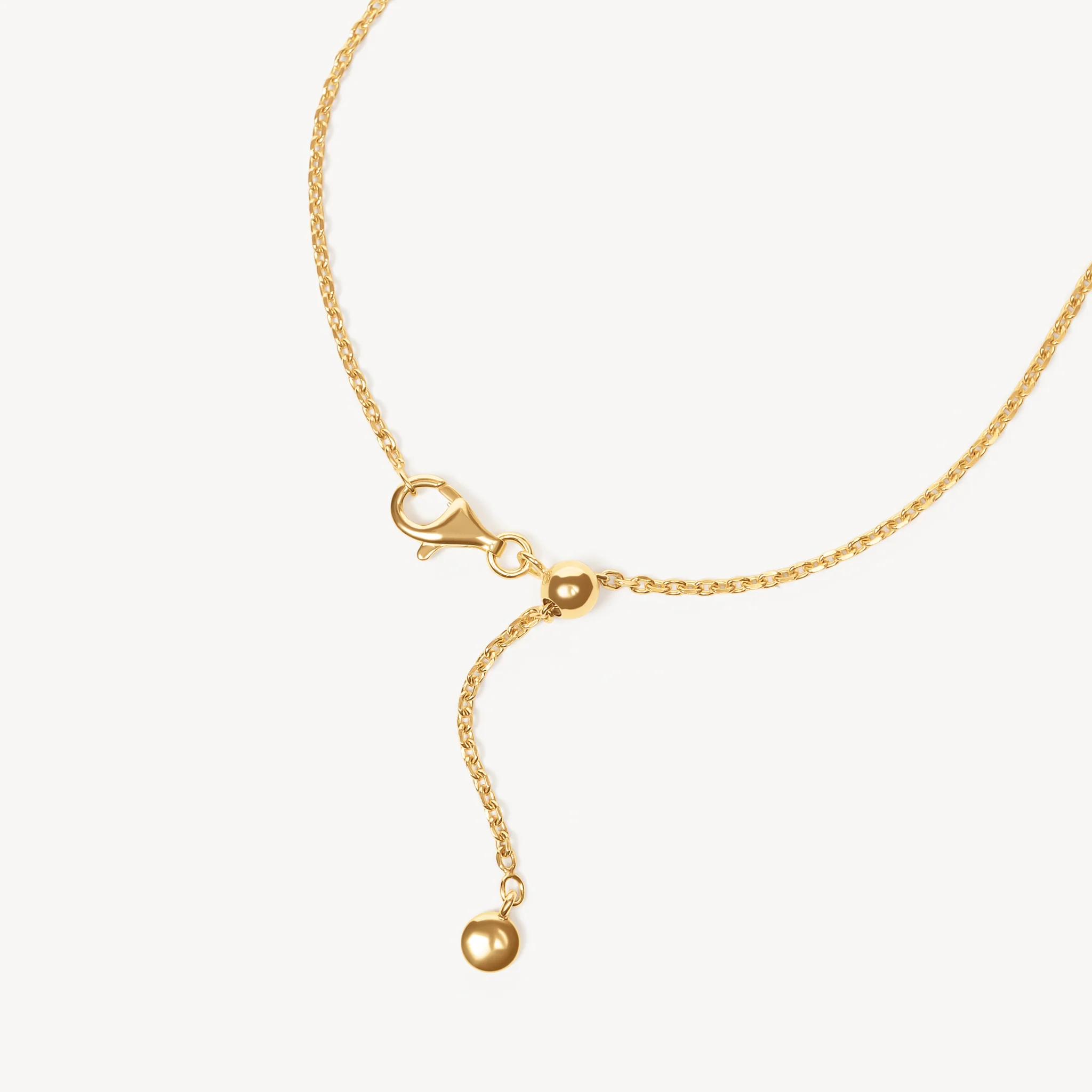Edmonton Oilers Hillberg & Berk Orange Sparkle Ball Necklace - Image 4