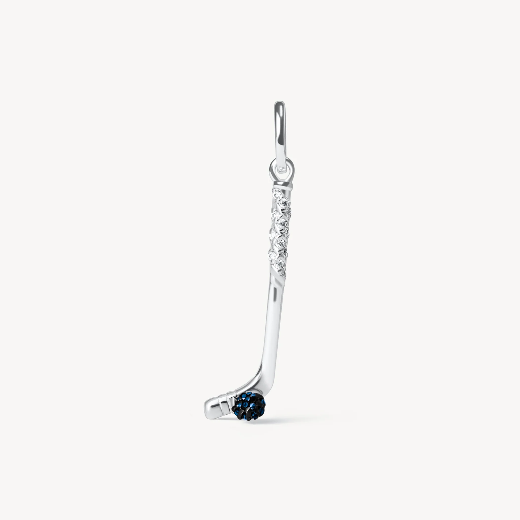 Edmonton Oilers Hillberg & Berk Silver Hockey Stick Charm - Image 3