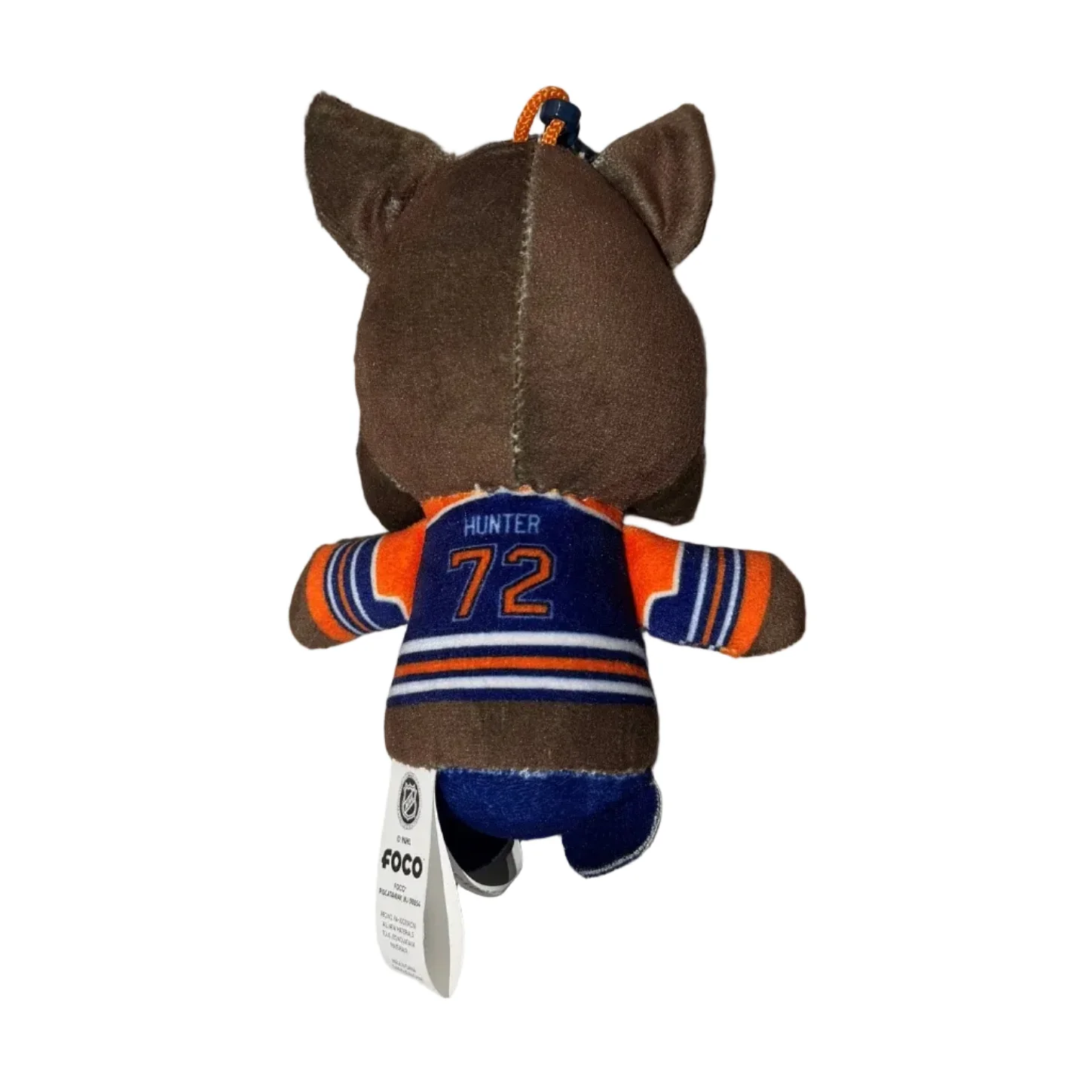 Edmonton Oilers Hunter 6" Teamie Beanie Plush Keyring - Image 2