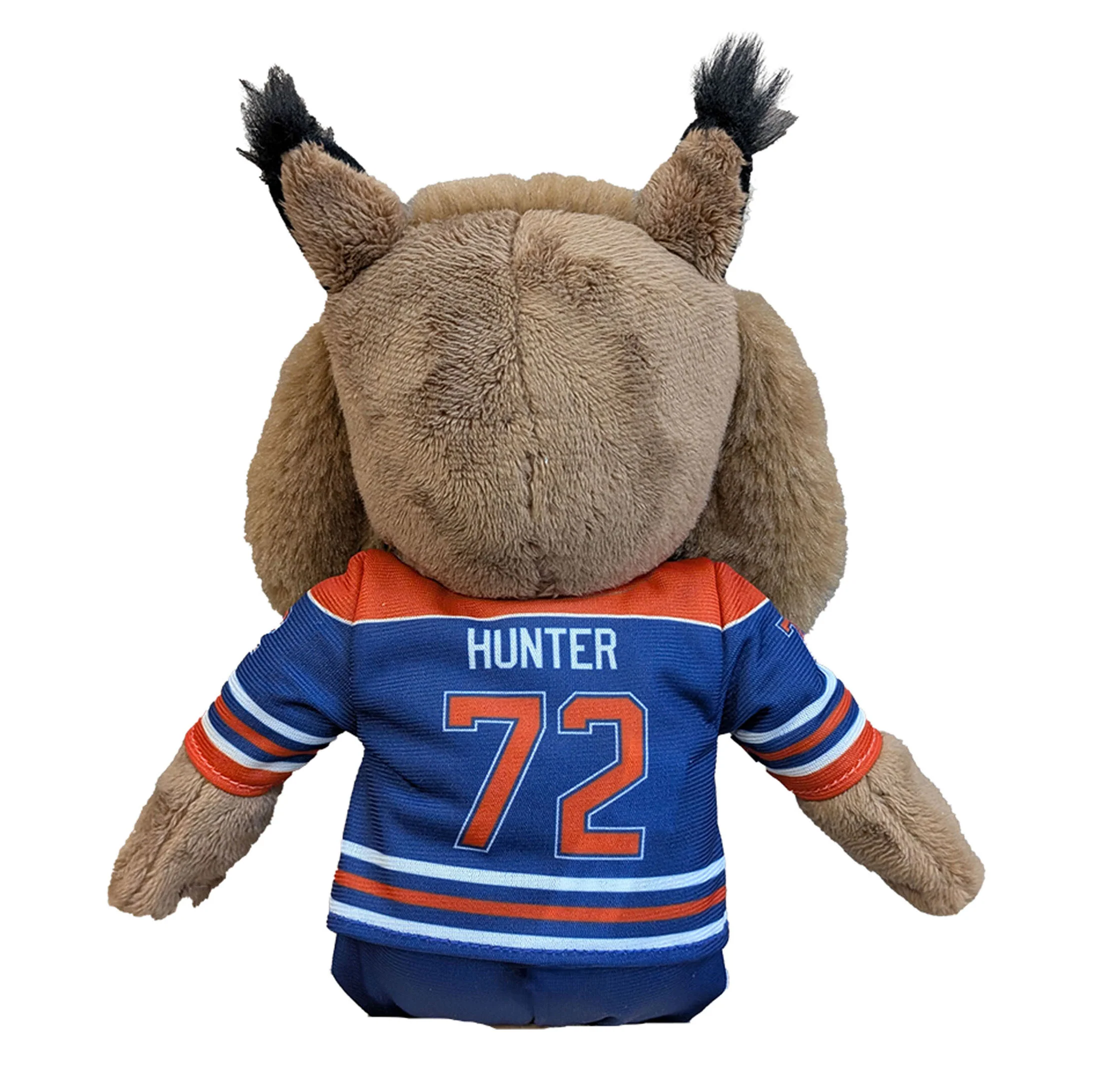 Edmonton Oilers Hunter Mascot Royal Jersey 10" Plushie Toy - Image 2