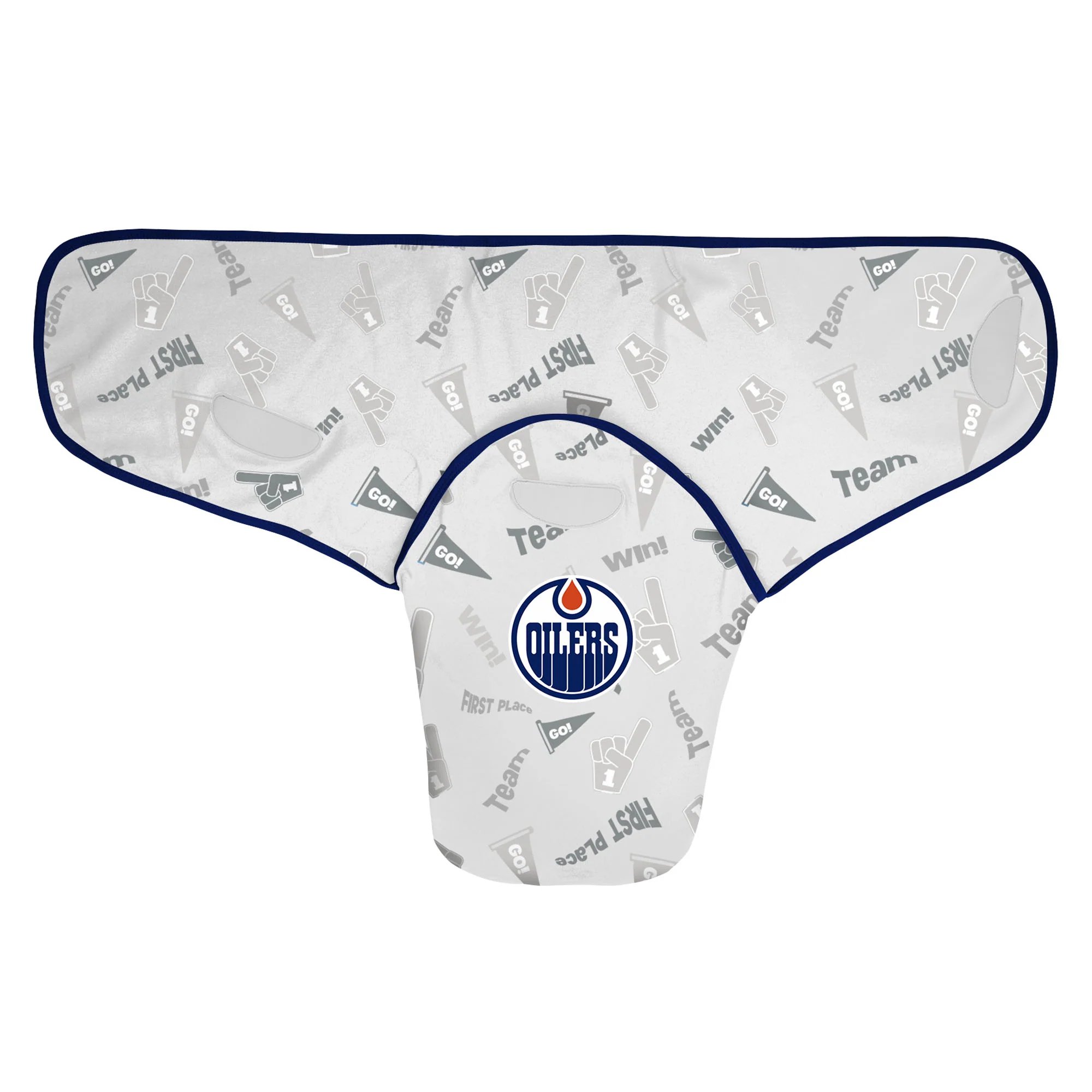 Edmonton Oilers Infant Outerstuff Cocoon 2 Piece Wrap Swaddle - Image 5