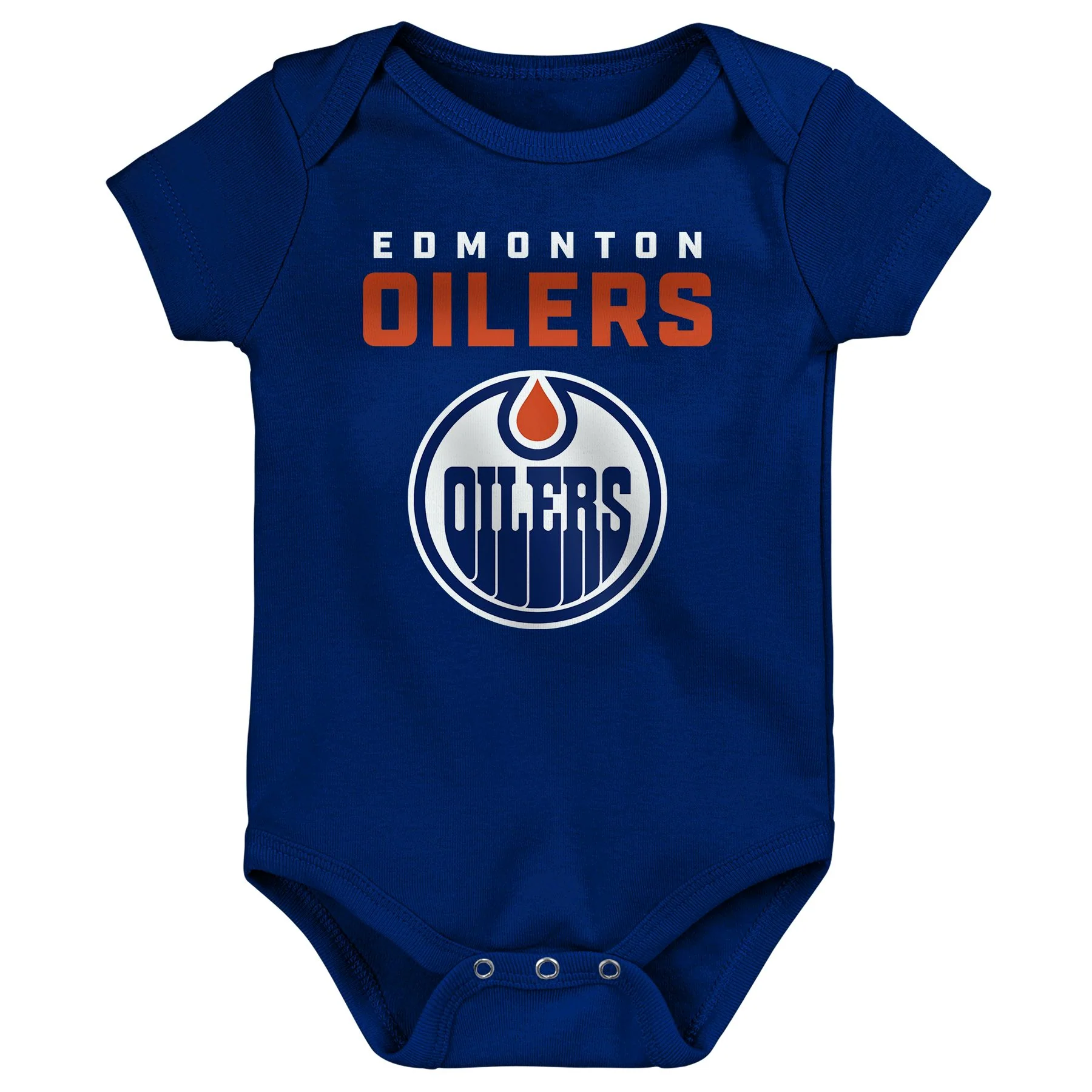 Edmonton Oilers Infant Outerstuff Huddle & Cuddle 2-Pack Creeper Set - Image 2