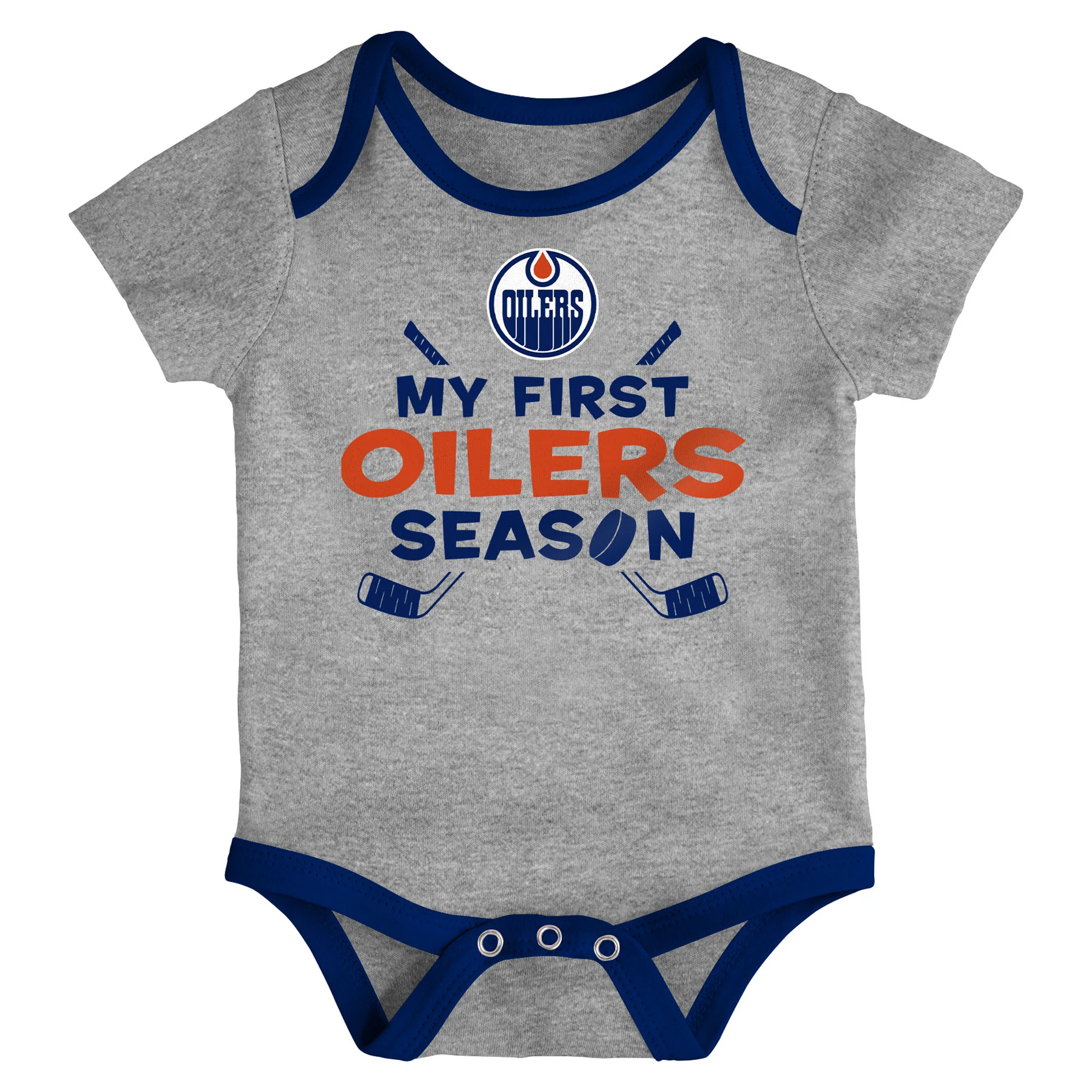 Edmonton Oilers Infant Outerstuff Legend 3-Pack Creeper Set - Image 3