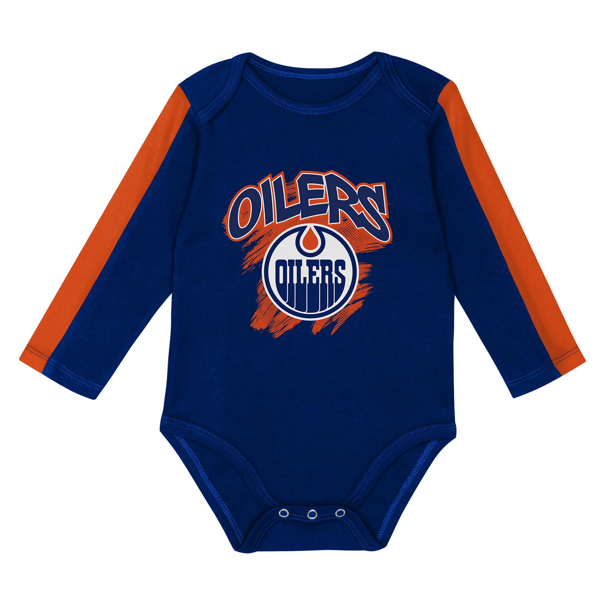 Edmonton Oilers Infant Outerstuff Wild Card 3-Piece Creeper Set - Image 4