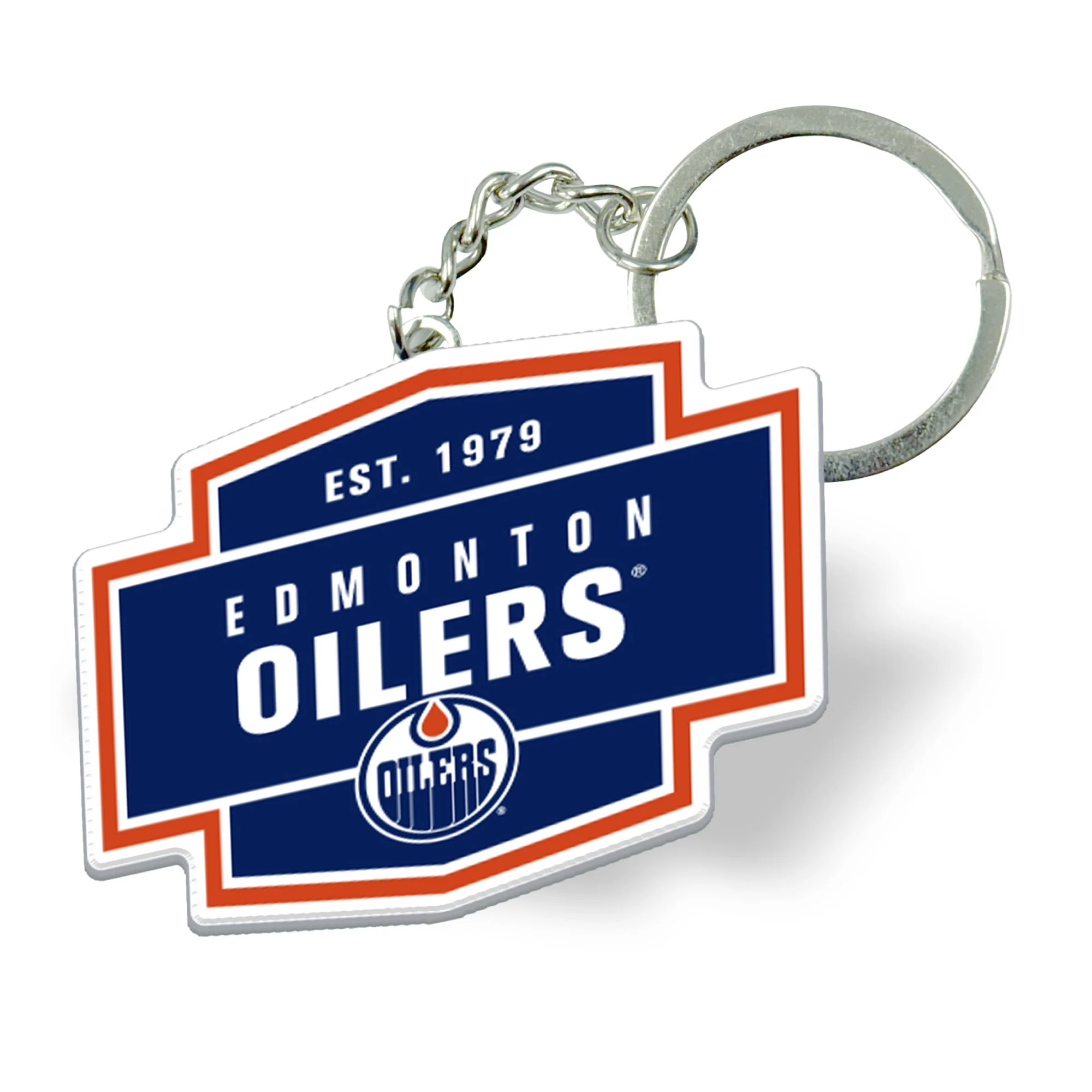 Edmonton Oilers Journey Logo Keychain