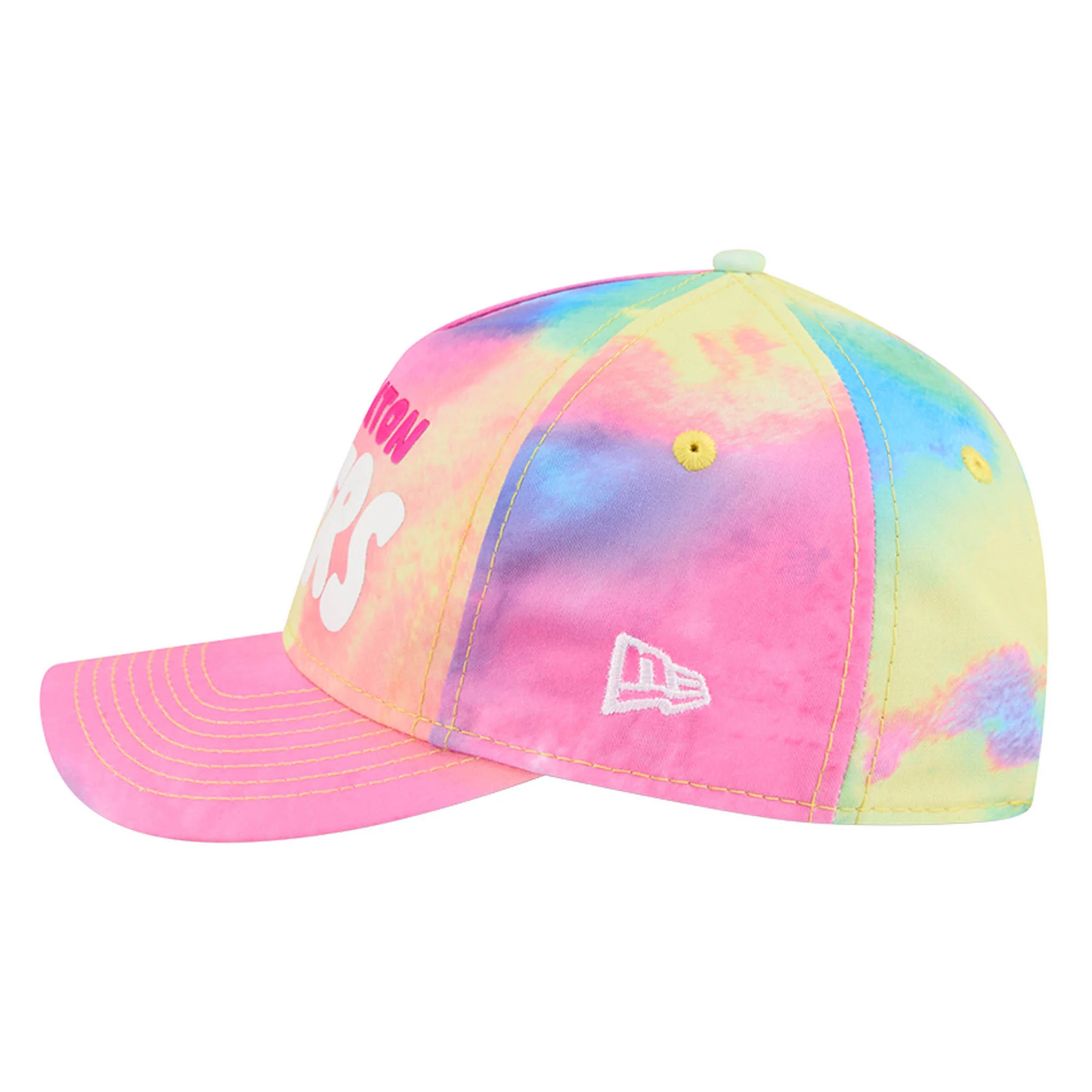 Edmonton Oilers Kids New Era Tie Dye 9FORTY M-Crown Snapback Hat - Image 5