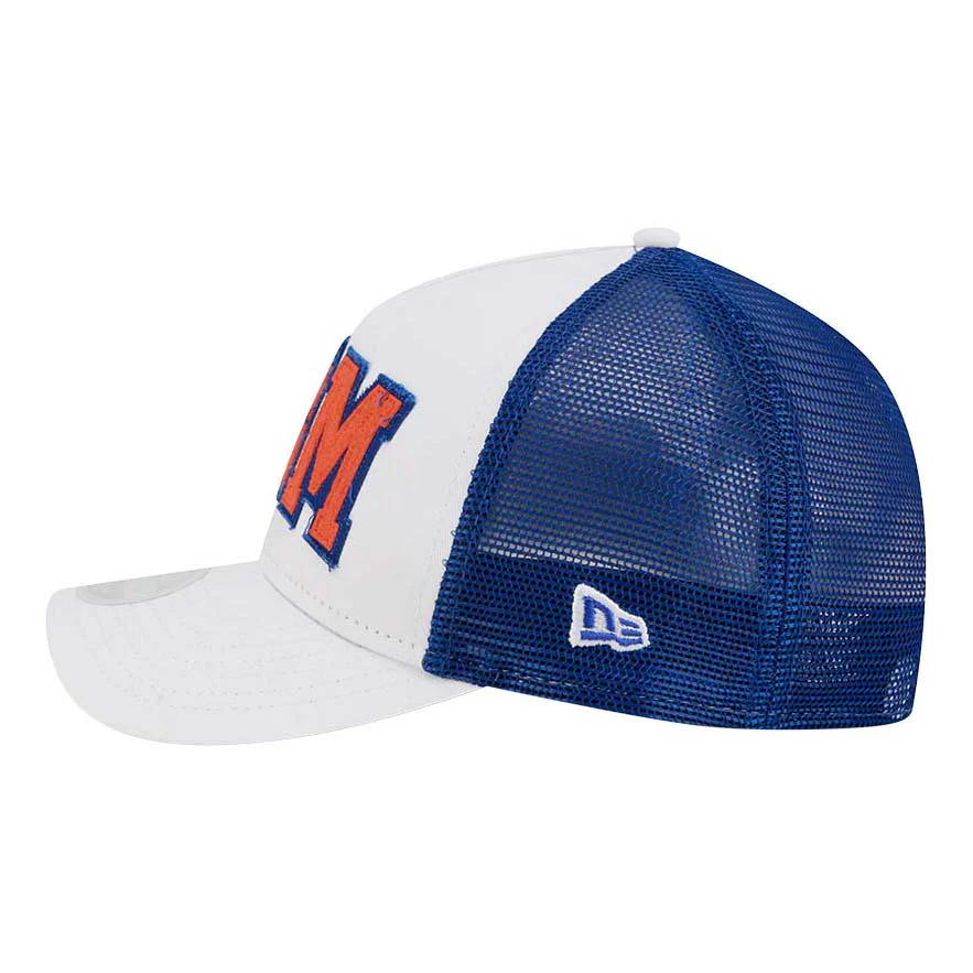 Edmonton Oilers Kids New Era White & Blue Winner 9FORTY M-Crown Snapback Hat - Image 5