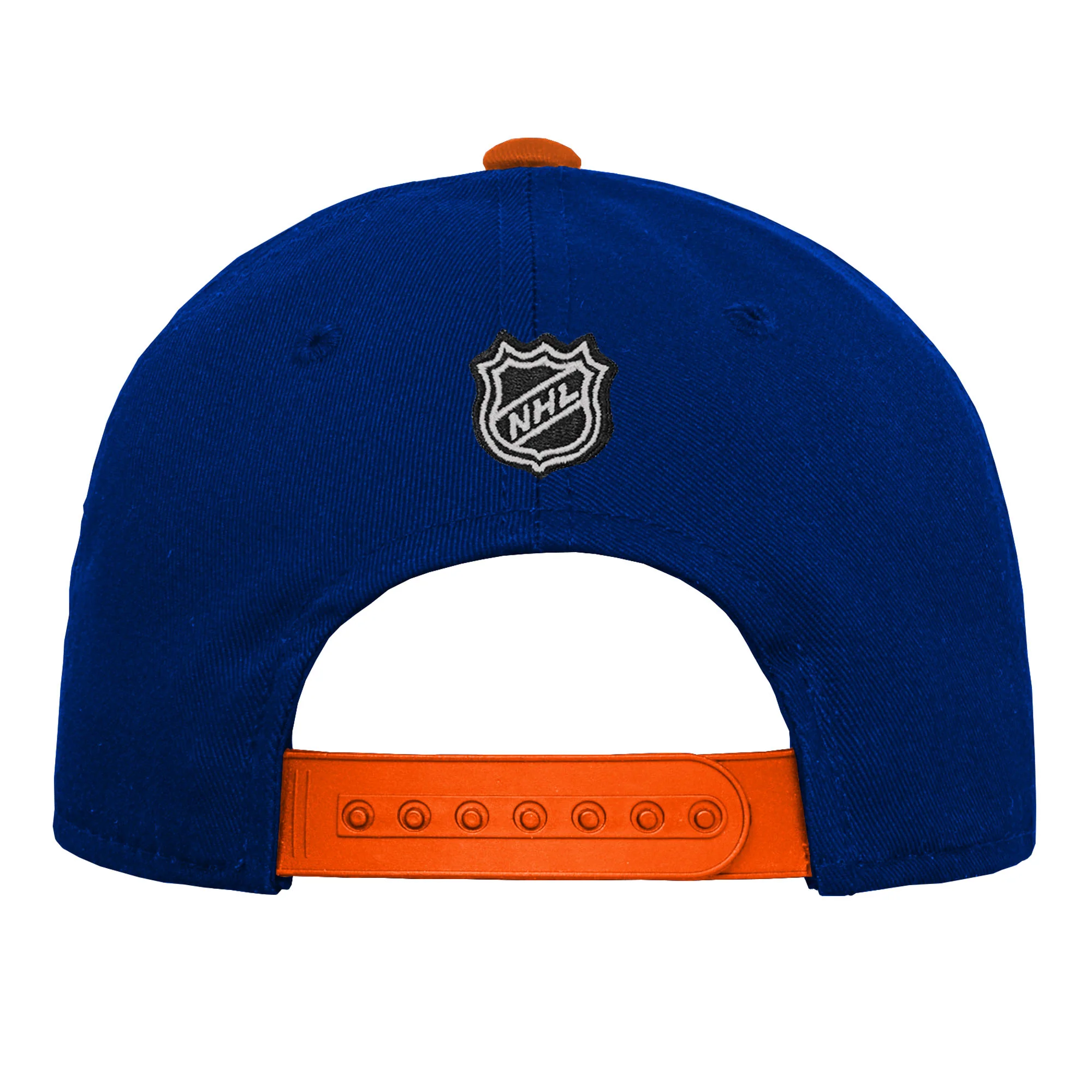 Edmonton Oilers Kids Outerstuff Royal Precurved Snapback Hat - Image 2