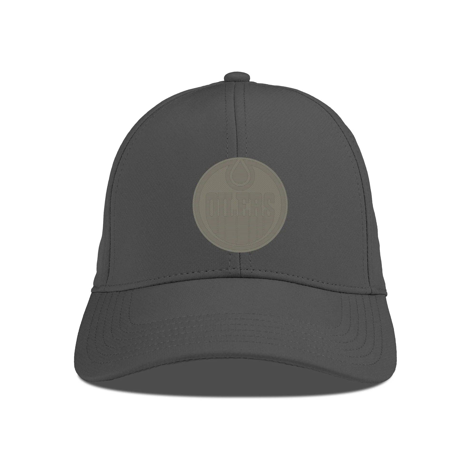 Edmonton Oilers Levelwear Grey Ascend Copper Snapback Hat