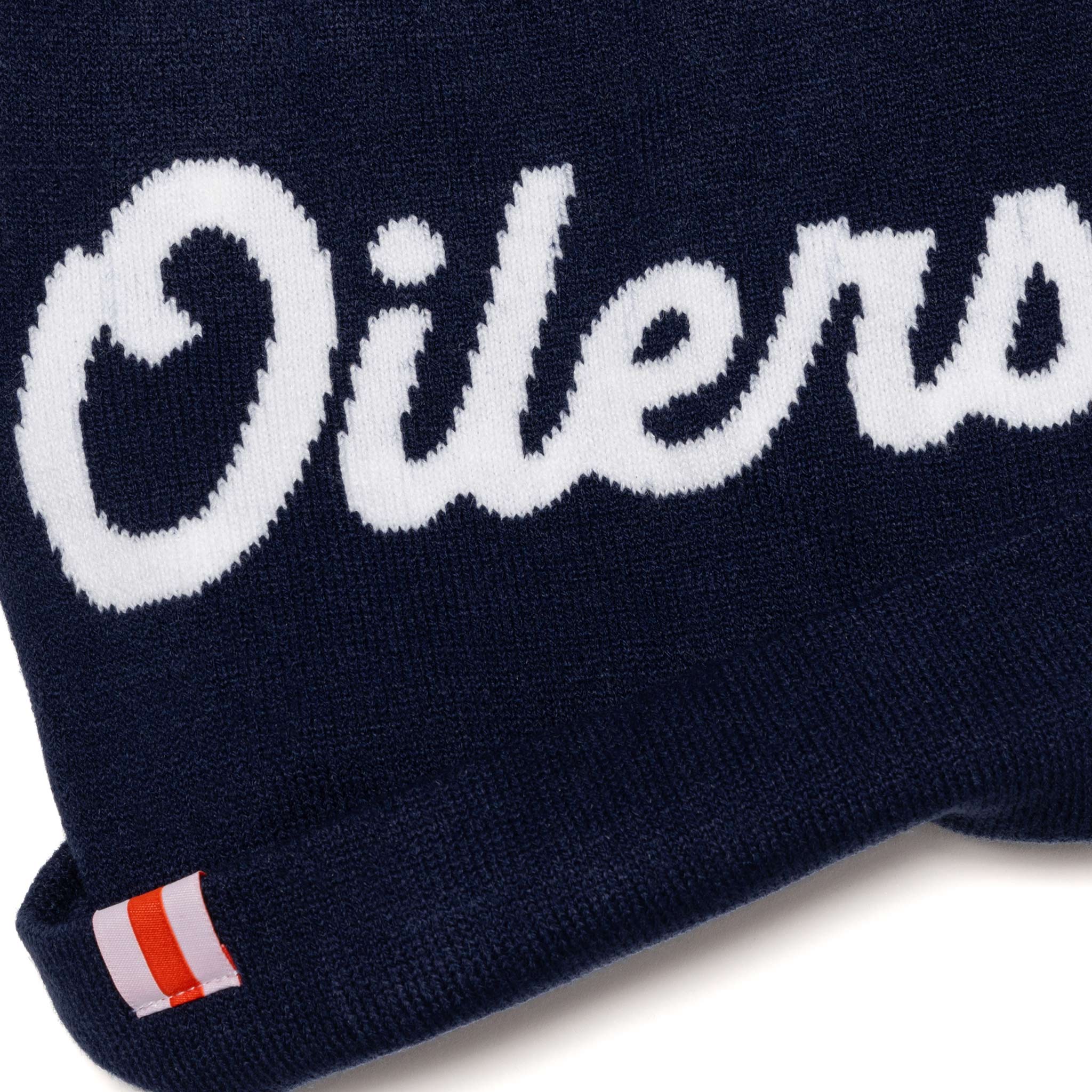 Edmonton Oilers Local Soft Goods Navy Vintage Script Toque - Image 3