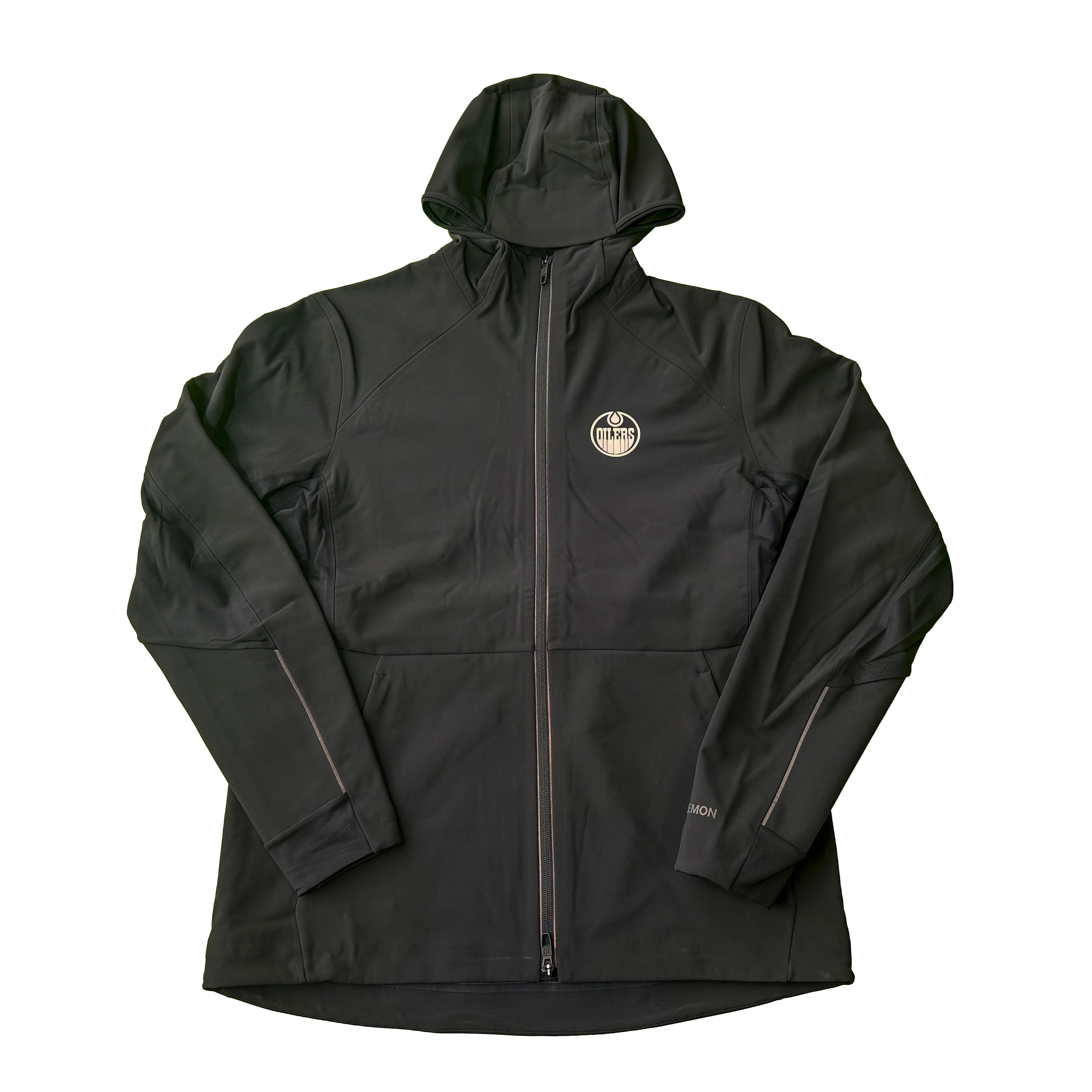 Edmonton Oilers lululemon Cross Chill Performance Black Jacket - Image 2