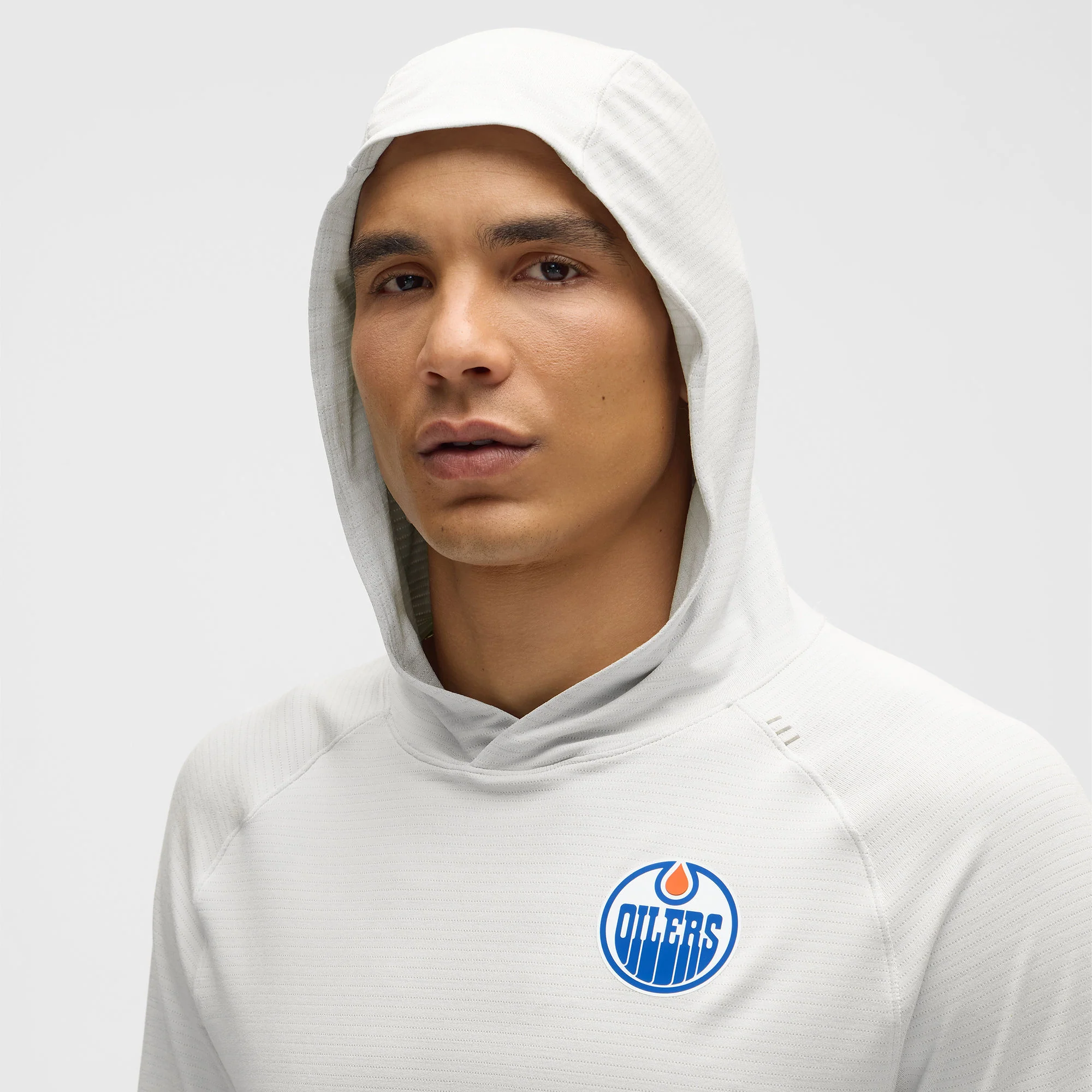 Edmonton Oilers lululemon License to Train Grey Hoodie - Image 4