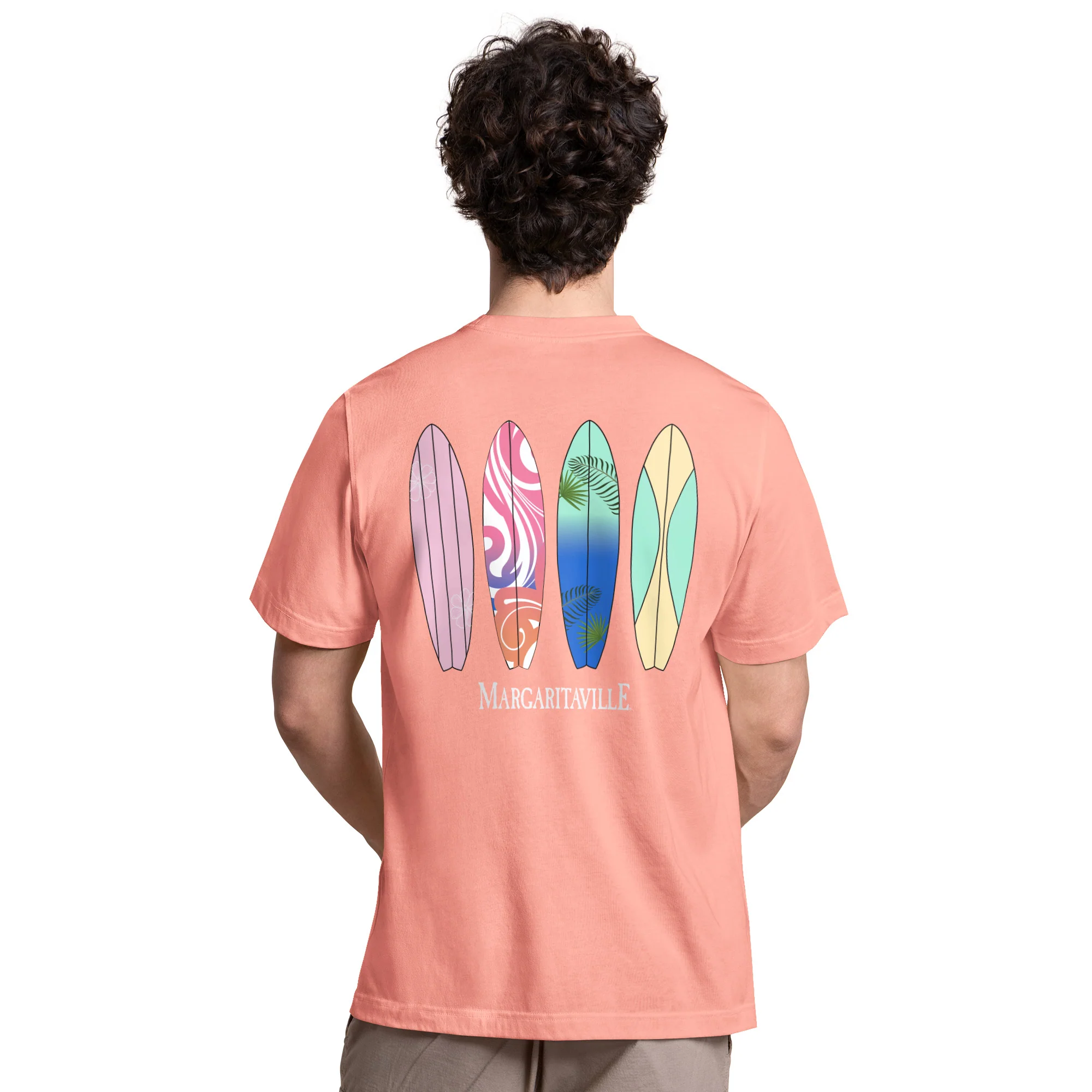 Edmonton Oilers Margaritaville Orange Surf Side T-Shirt - Image 2