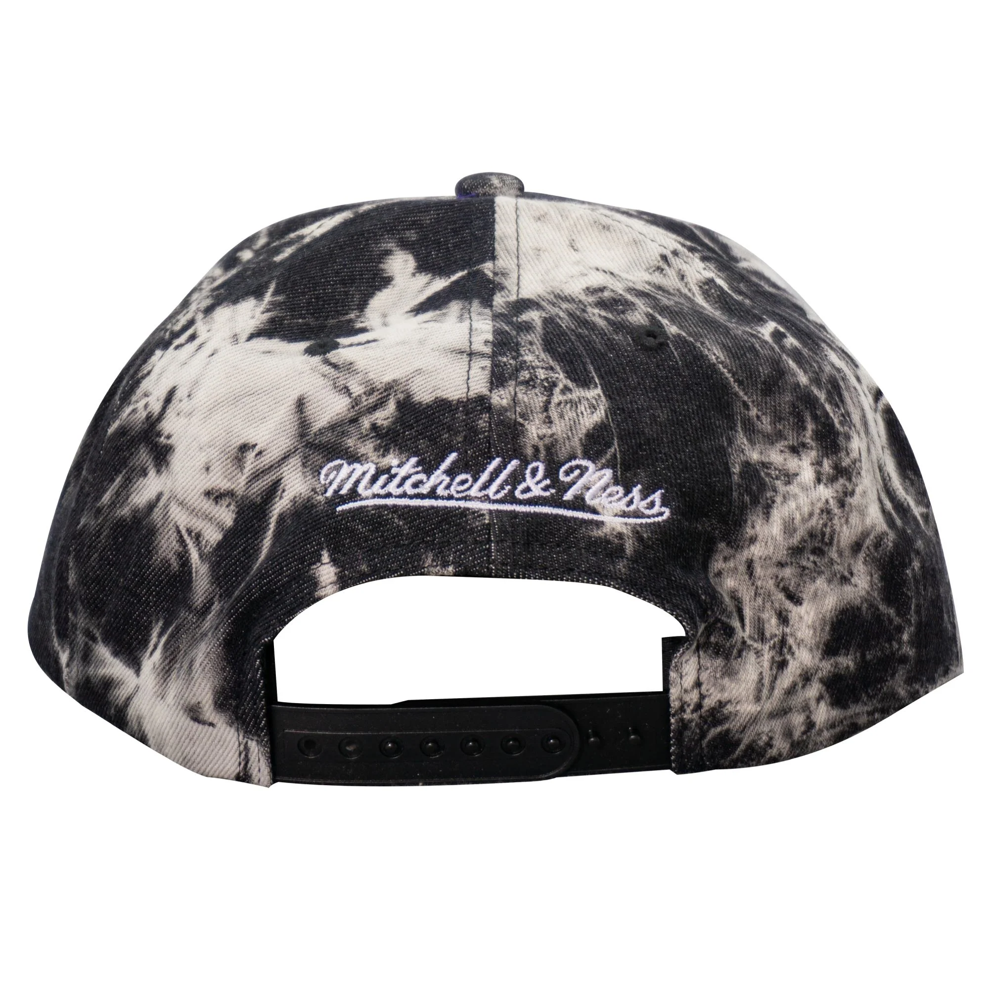 Edmonton Oilers Mitchell & Ness Black Drop Acid Snapback Hat - Image 2