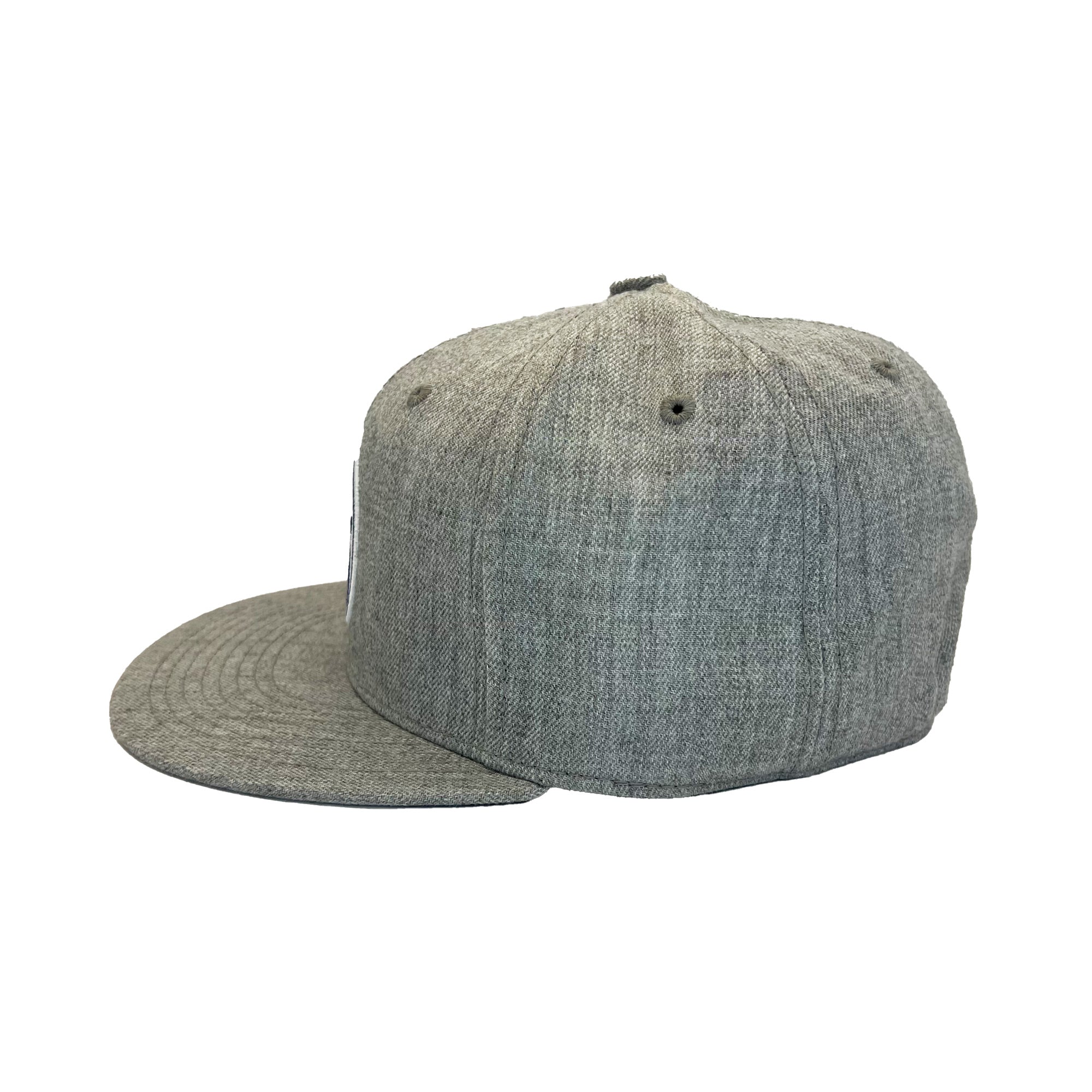 Edmonton Oilers Mitchell & Ness Grey Heater Fitted Hat - Image 3