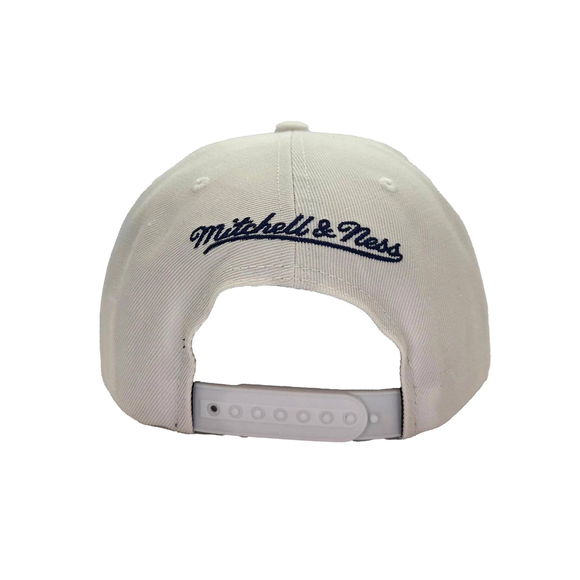 Edmonton Oilers Mitchell & Ness White Iceberg Snapback Hat - Image 3