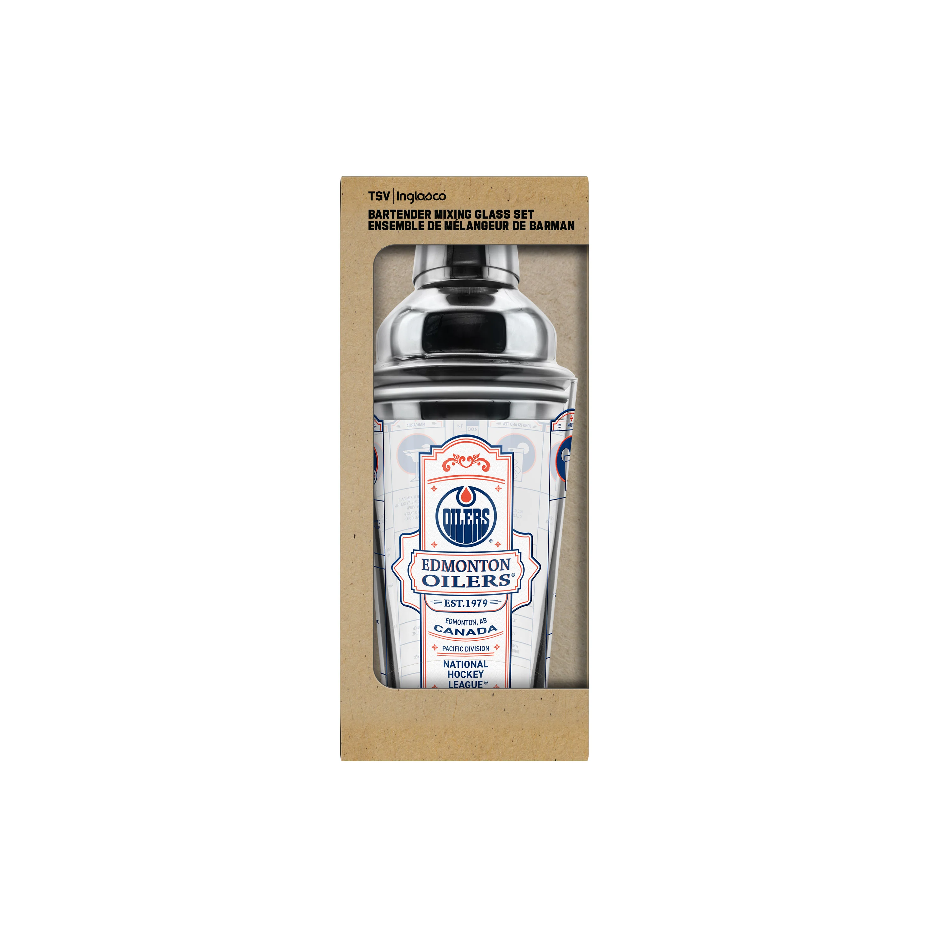 Edmonton Oilers Mixing Glass Shaker Set - Image 4