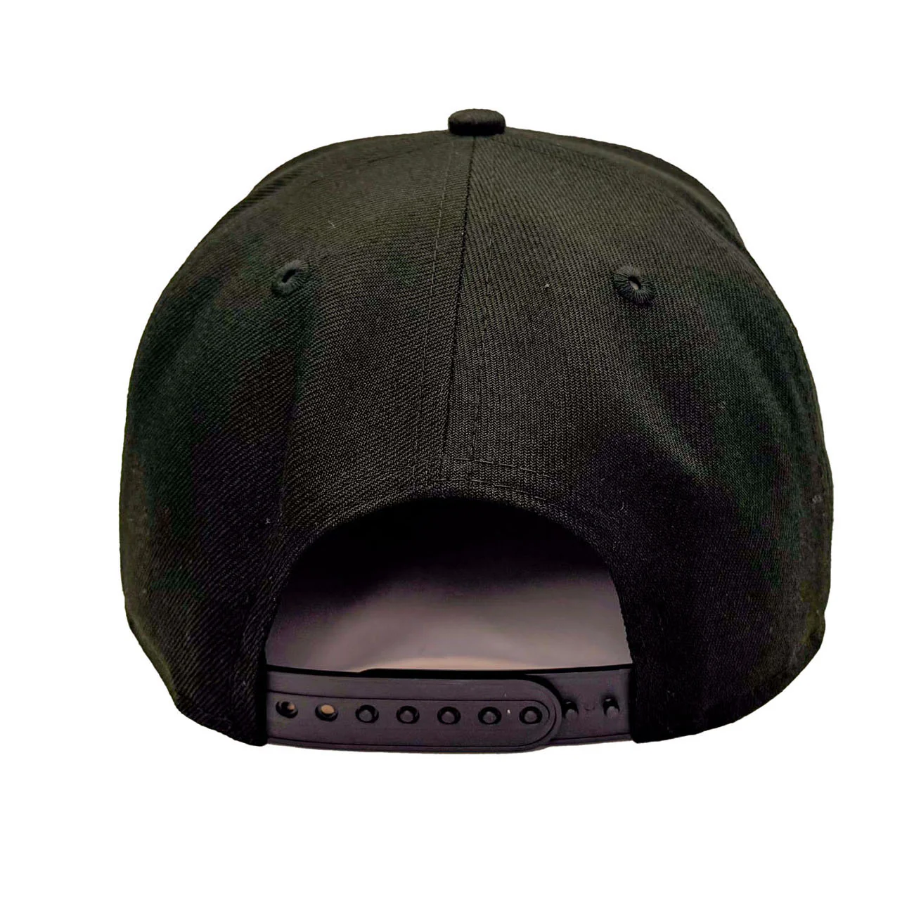 Edmonton Oilers New Era Black 9FIFTY Snapback Hat - Black/White Logo - Image 2