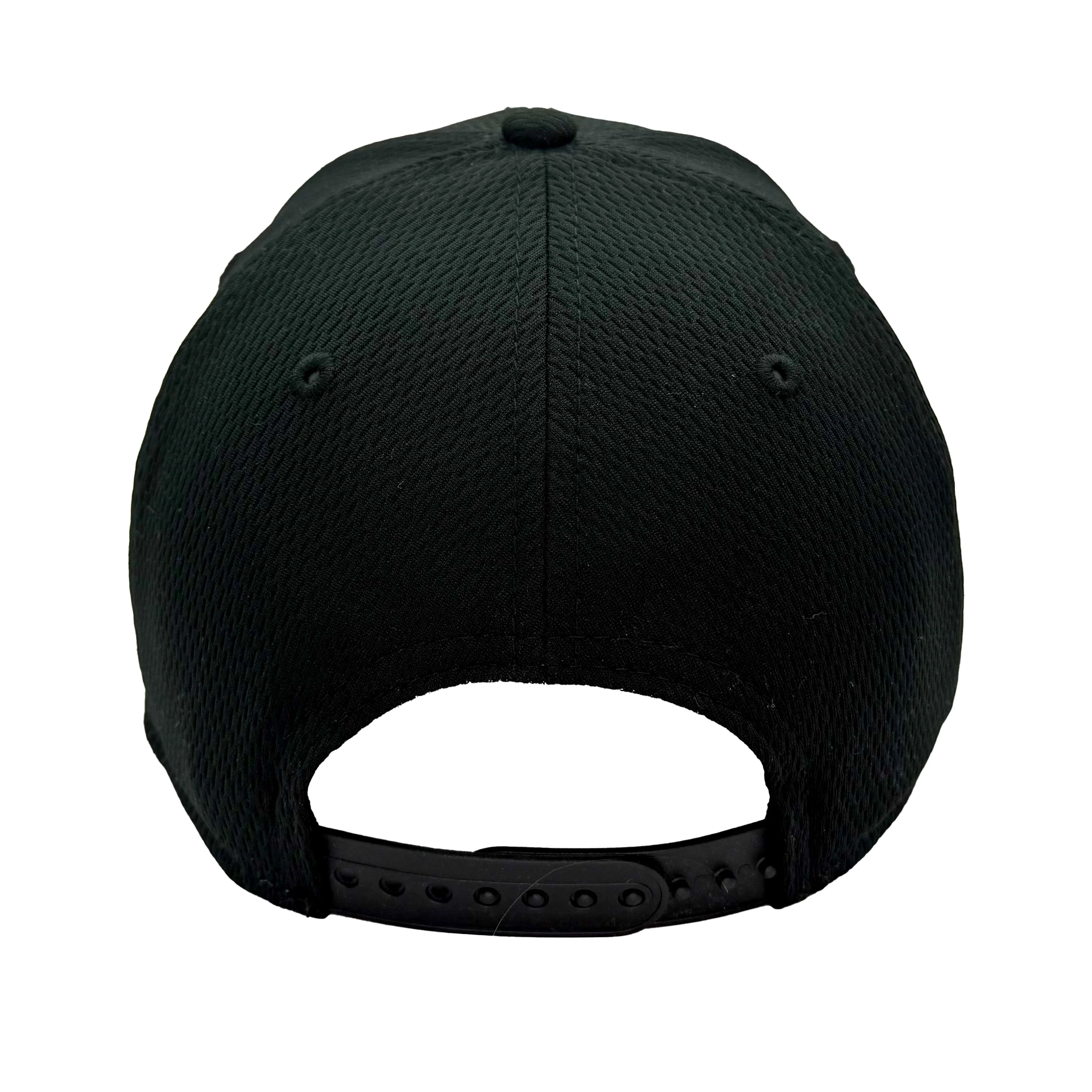 Edmonton Oilers New Era Black 9FORTY Stretch-Snap Adjustable Hat - Image 2