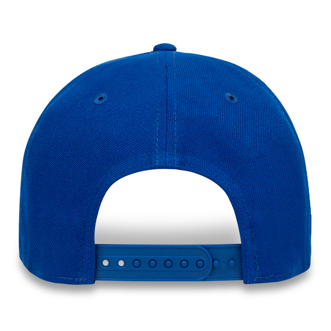 Edmonton Oilers New Era Blue 9SEVENTY Alternate Logo Stretch Snapback Hat - Image 2