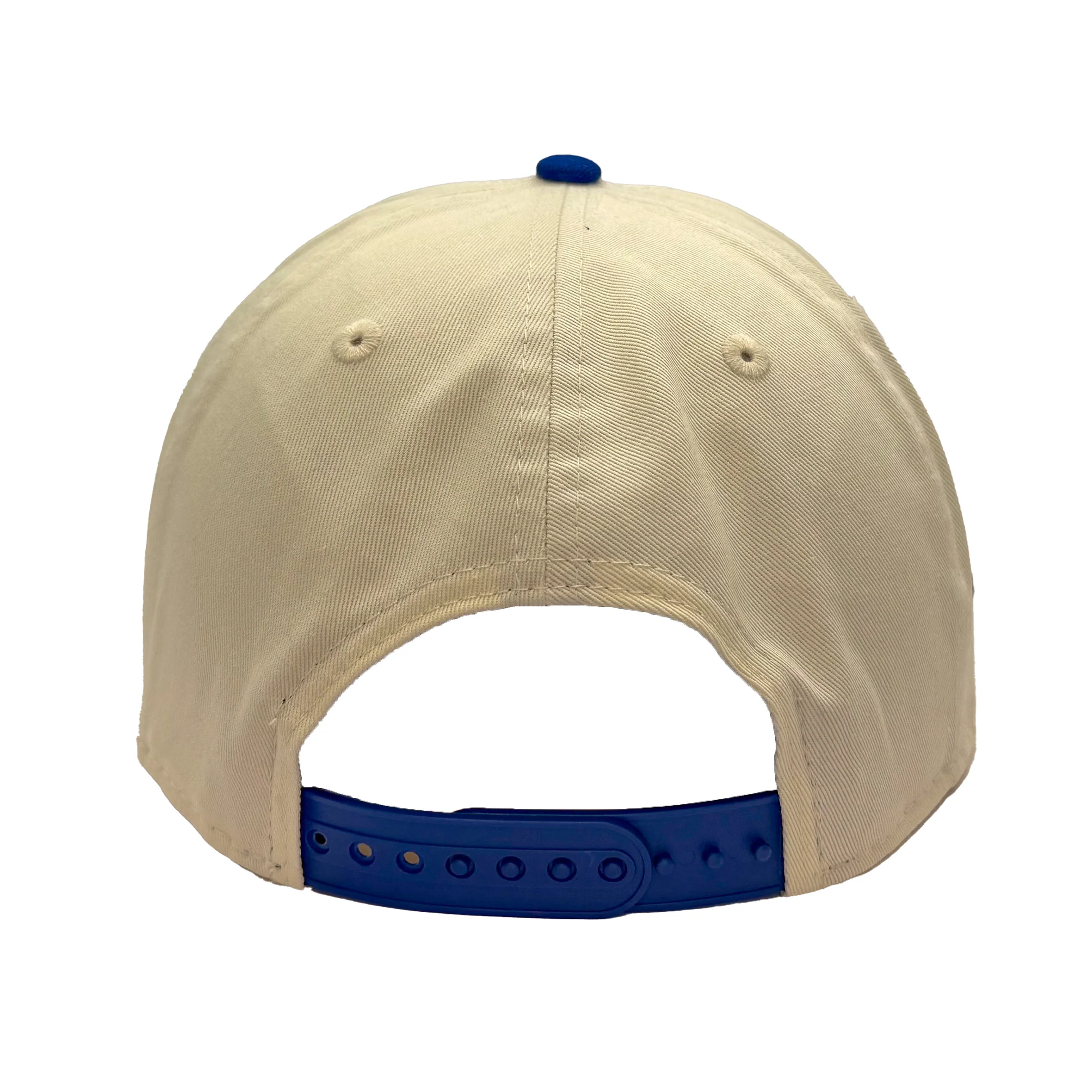 Edmonton Oilers New Era Cream & Blue GOLFER Alternate Logo Snapback Hat - Image 2