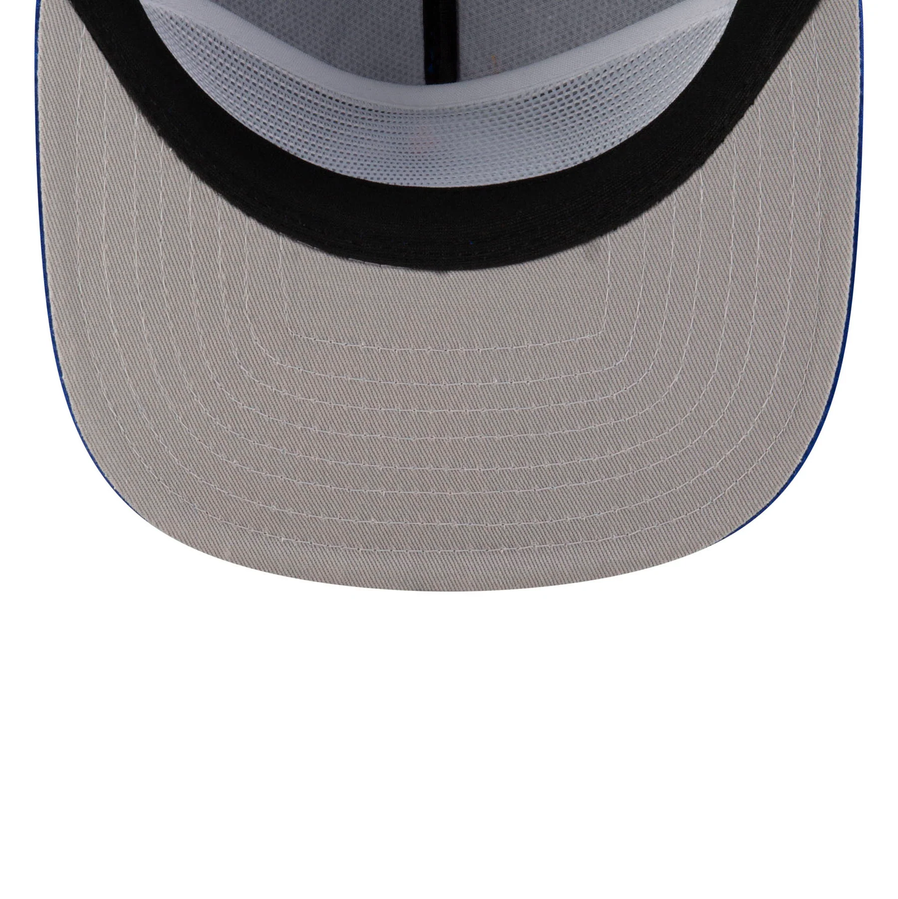 Edmonton Oilers New Era Blue Nylon Rope Throwback GOLFER Snapback Hat - Image 7