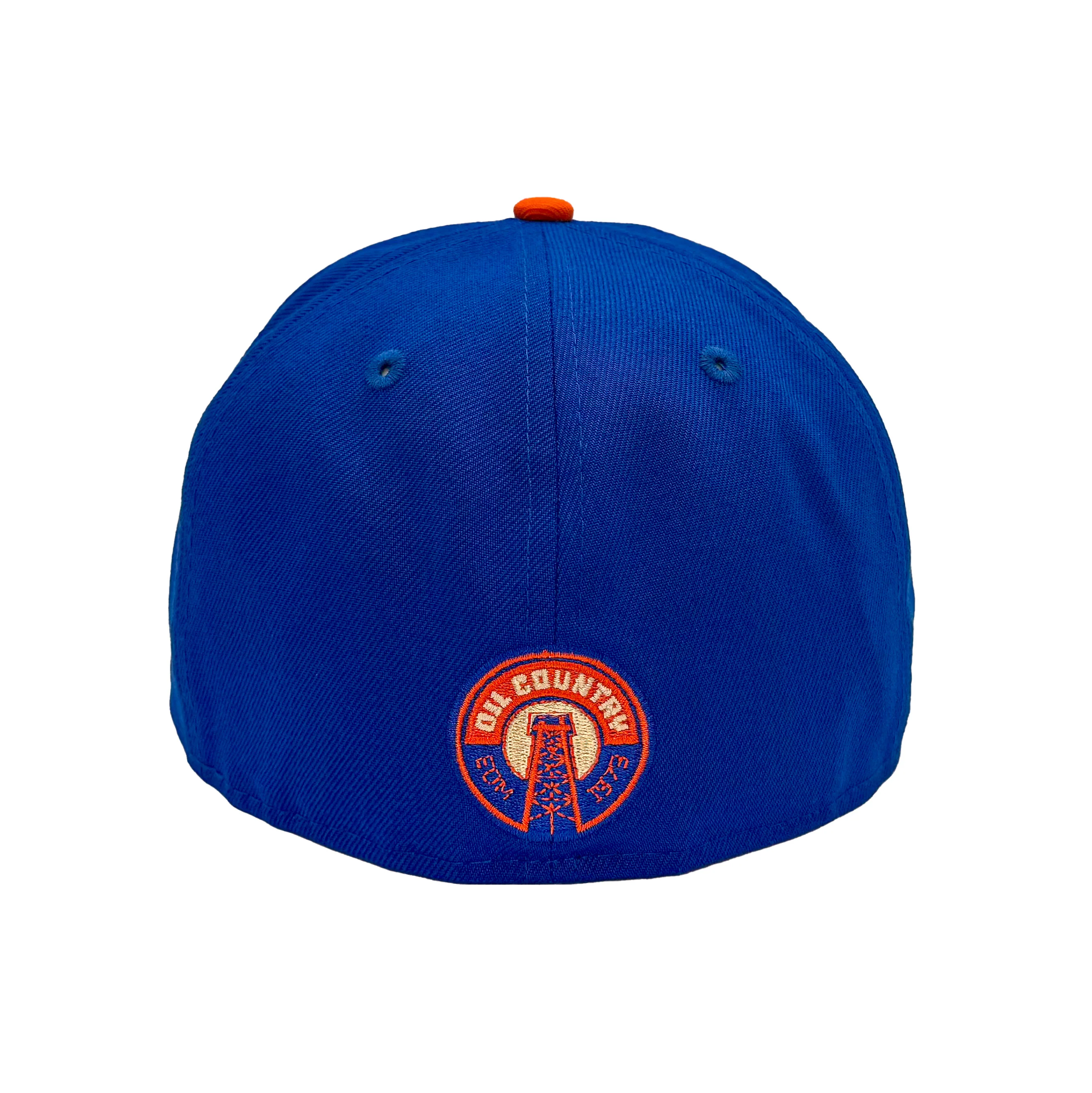 Edmonton Oilers New Era Blue & Orange 59FIFTY Alternate Logo Fitted Hat - Image 2