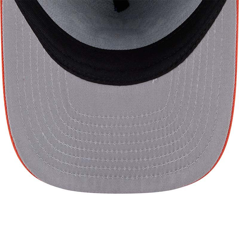 Edmonton Oilers New Era Blue & Orange Embroidery 9FIFTY A-Frame Snapback Hat - Image 7