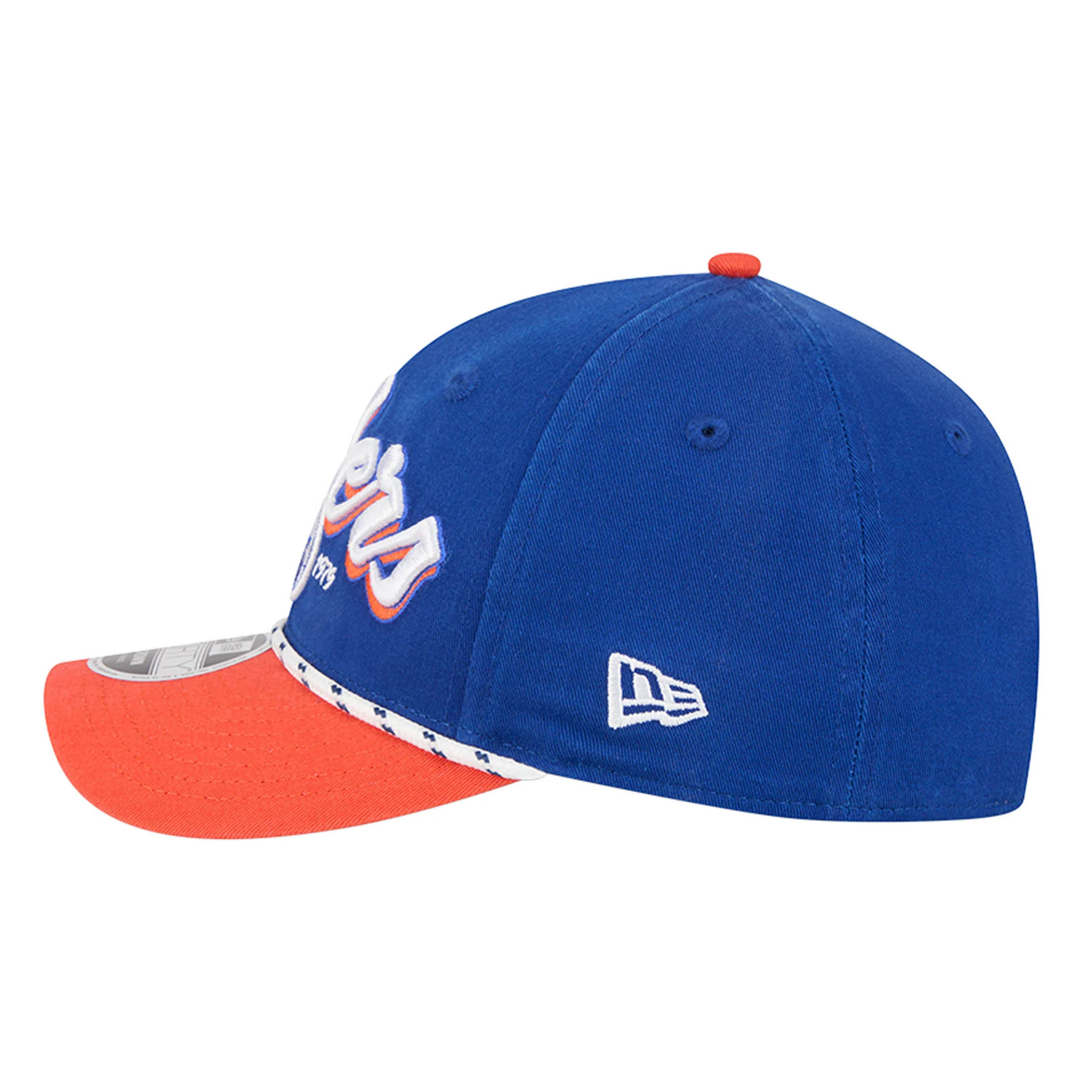 Edmonton Oilers New Era Blue & Orange Team Loyal 9FORTY M-Crown Snapback Hat - Image 5