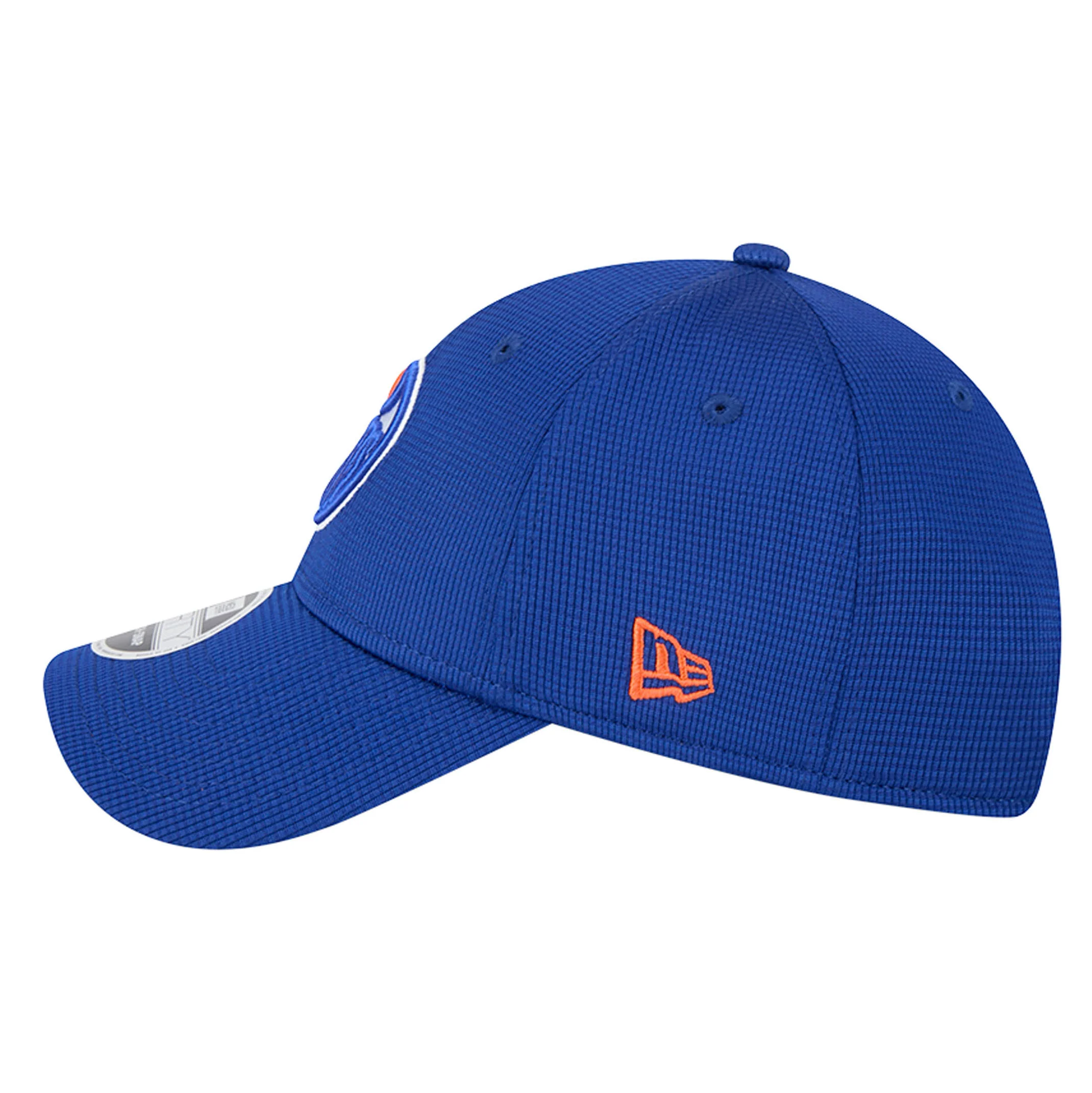 Edmonton Oilers New Era Blue Pivot 9FORTY Stretch-Snap Adjustable Hat - Image 5