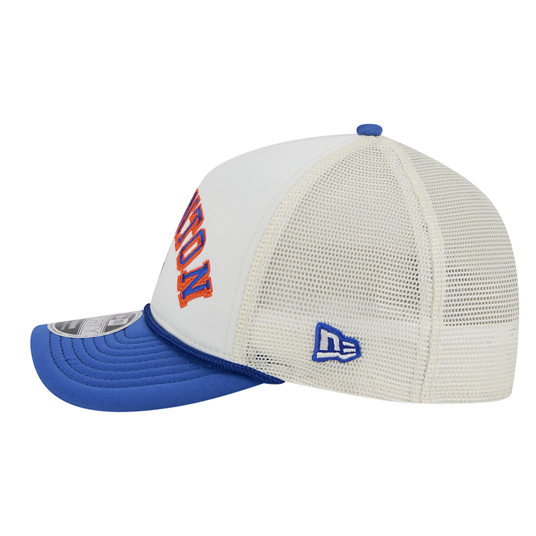 Edmonton Oilers New Era Chrome Rope 9FORTY A-Frame Snapback Hat - Image 5