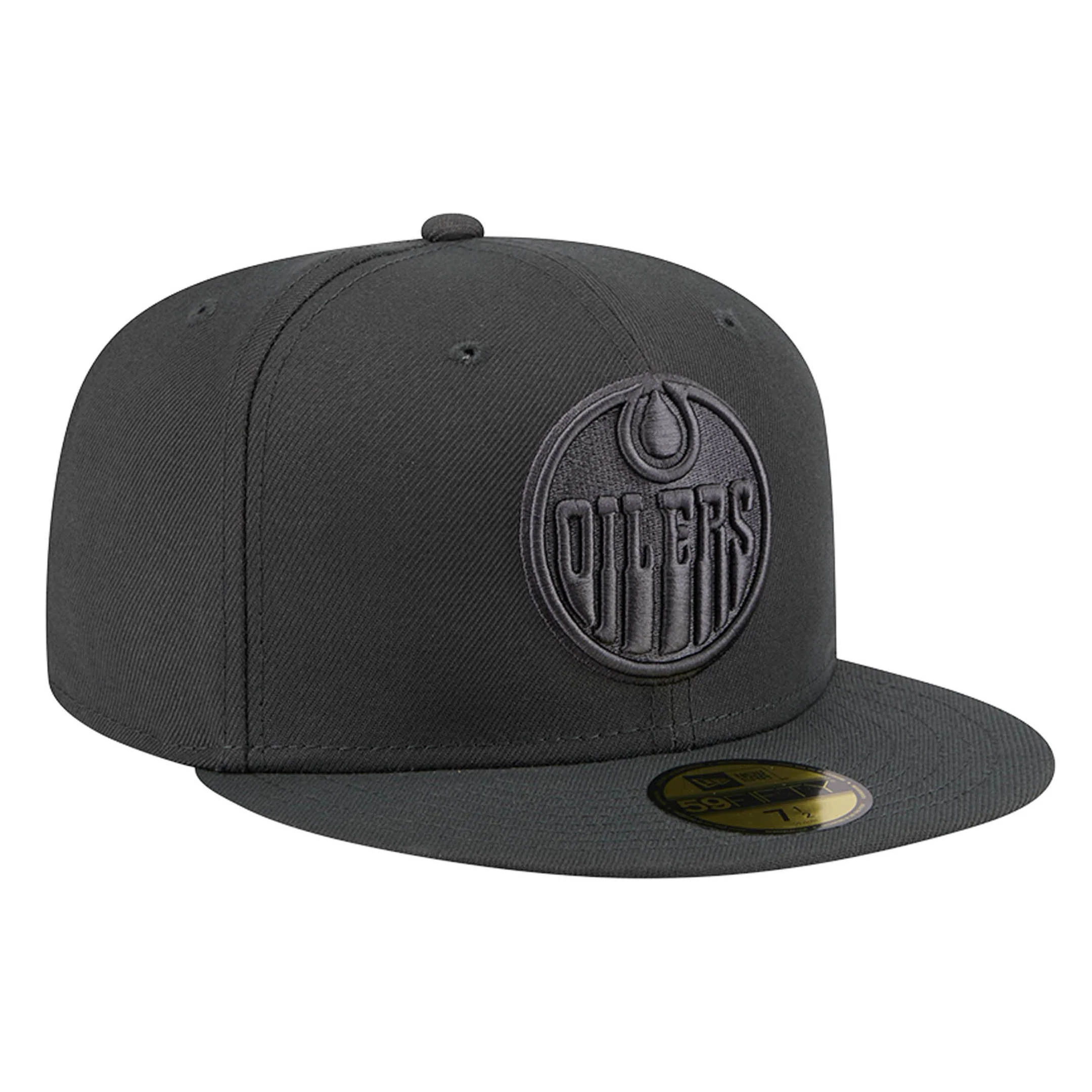 Edmonton Oilers New Era Color Pack Charcoal Grey 59FIFTY Fitted Hat - Image 6