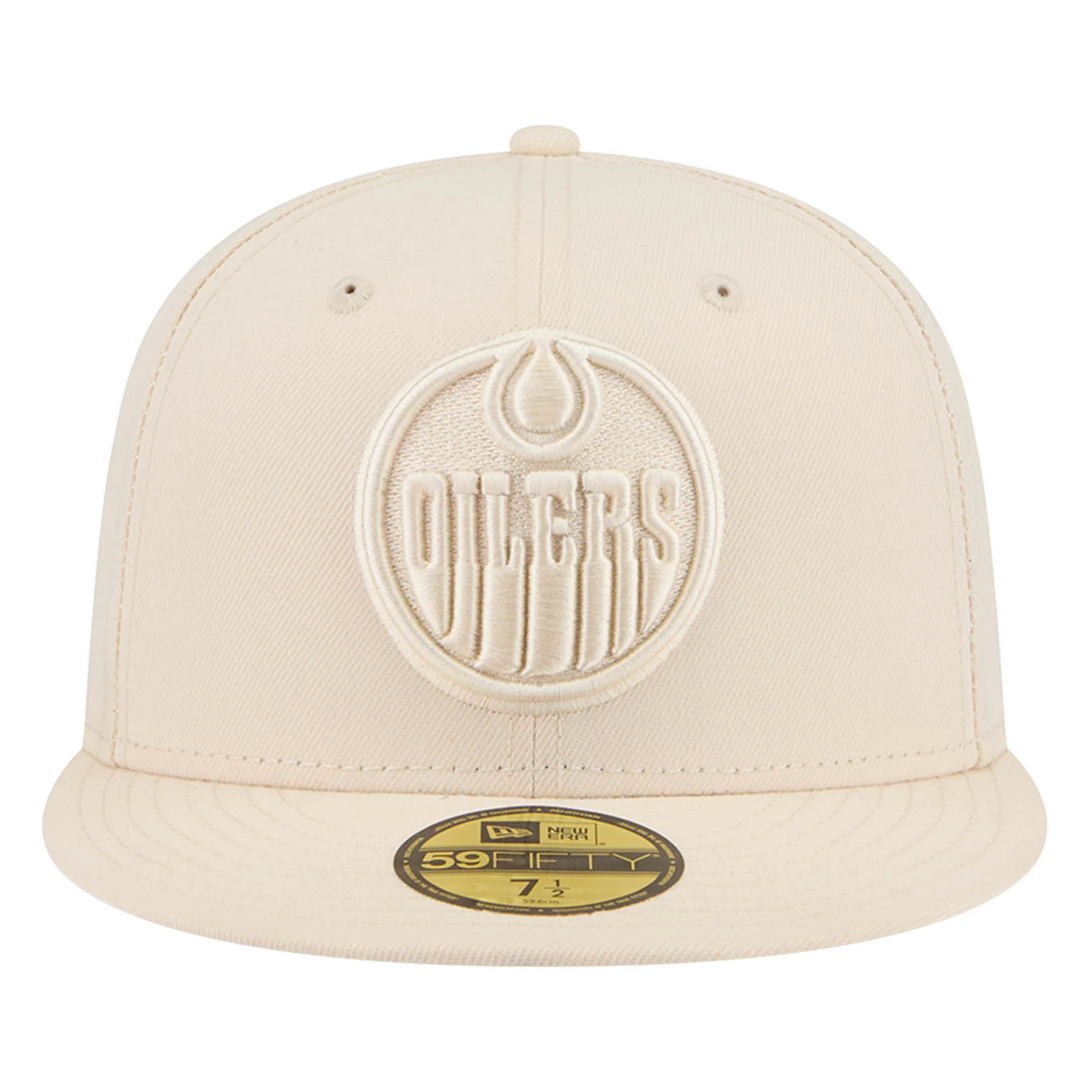 Edmonton Oilers New Era Color Pack Cream 59FIFTY Fitted Hat - Image 4