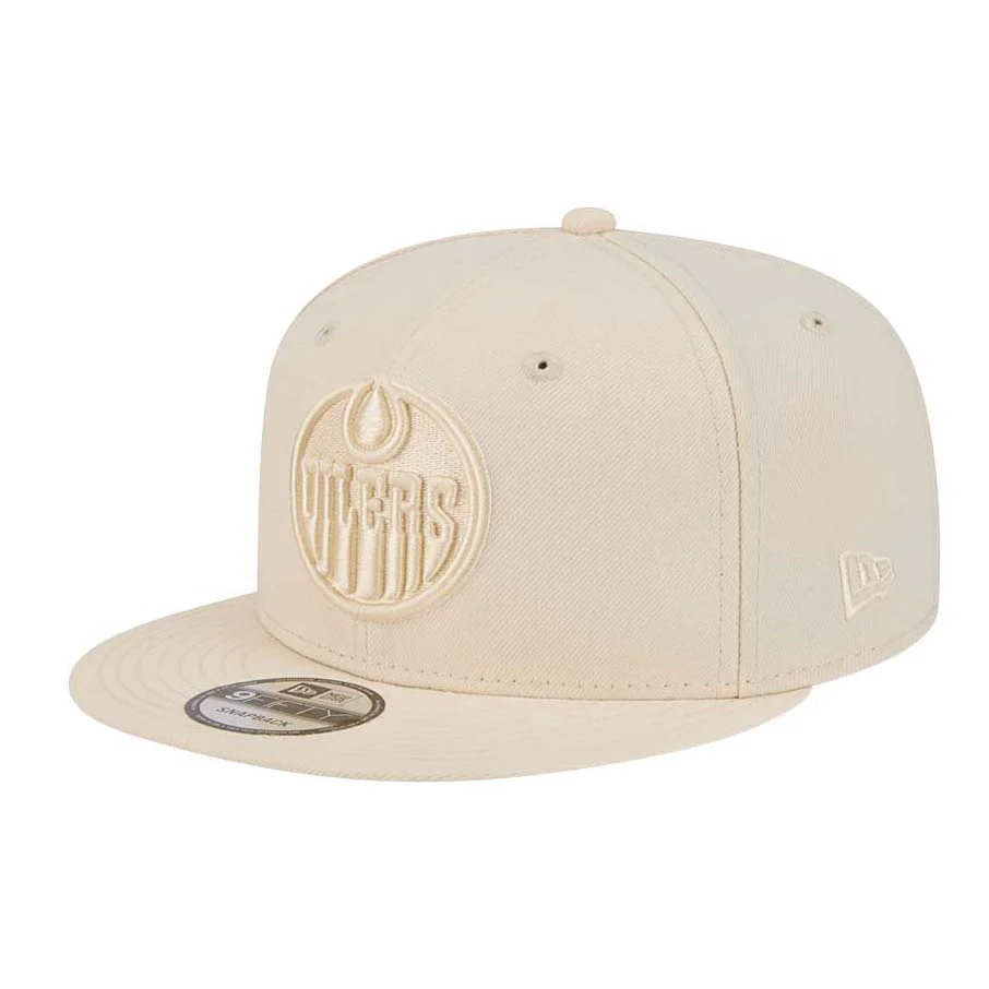 Edmonton Oilers New Era Color Pack Cream 9FIFTY Snapback Hat
