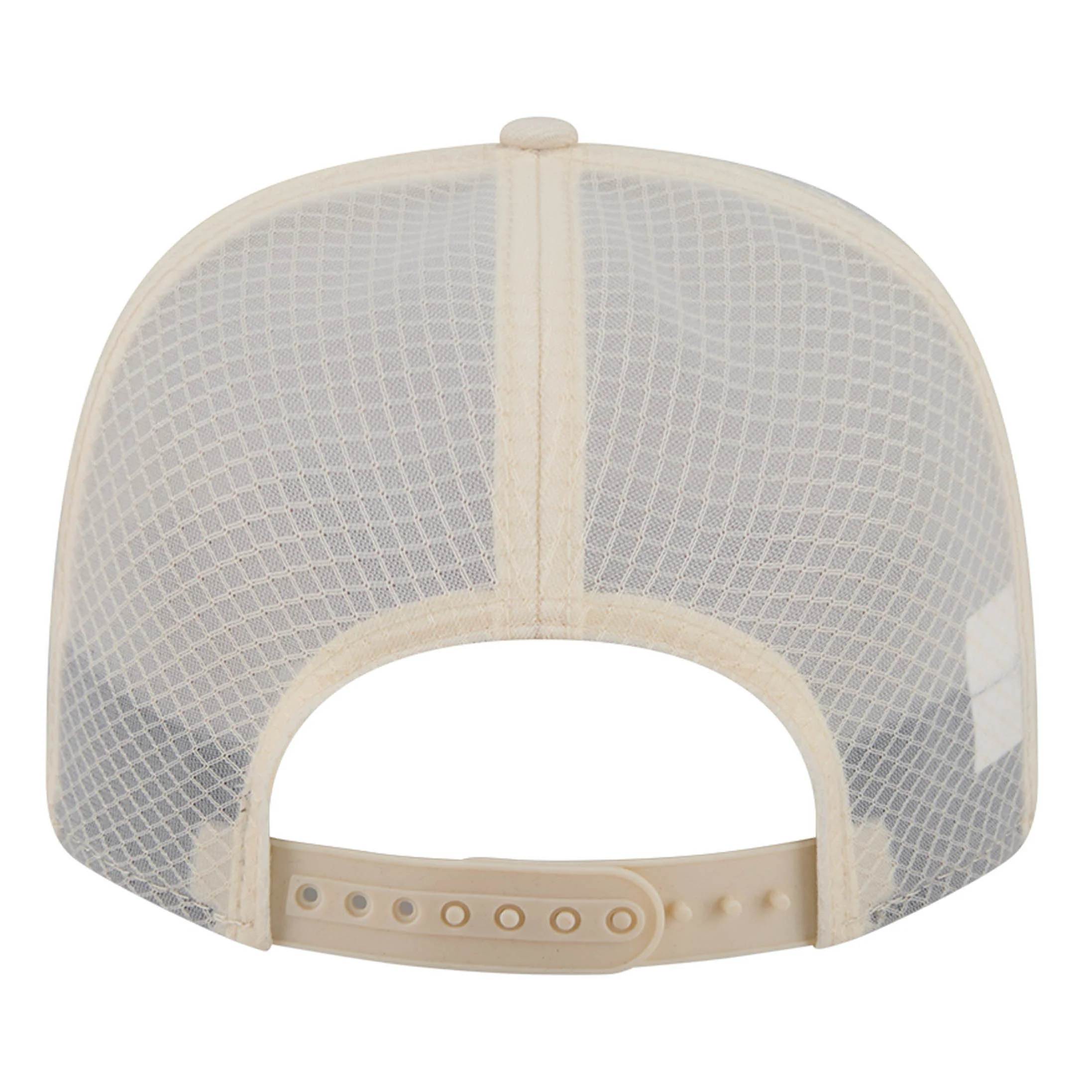 Edmonton Oilers New Era Color Pack Cream 9SEVENTY Mesh Stretch Snapback Hat - Image 2