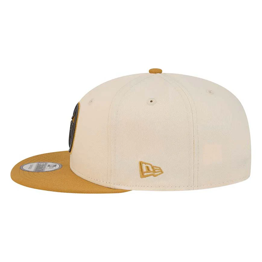 Edmonton Oilers New Era Color Pack Cream & Mustard Yellow 9FIFTY Snapback Hat - Image 4