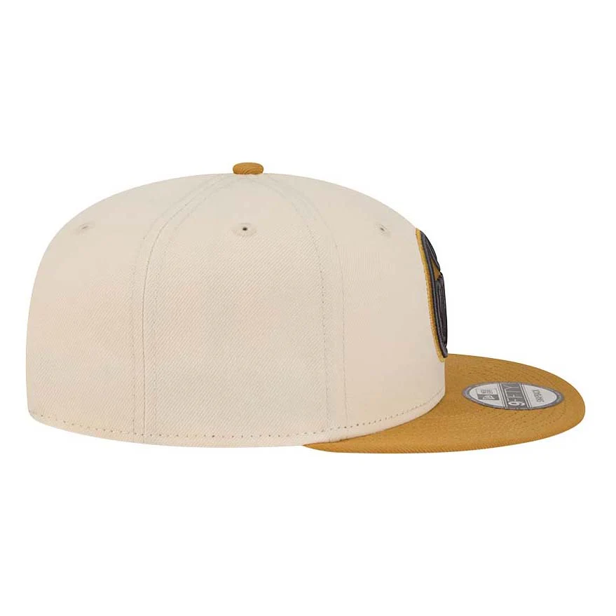 Edmonton Oilers New Era Color Pack Cream & Mustard Yellow 9FIFTY Snapback Hat - Image 5
