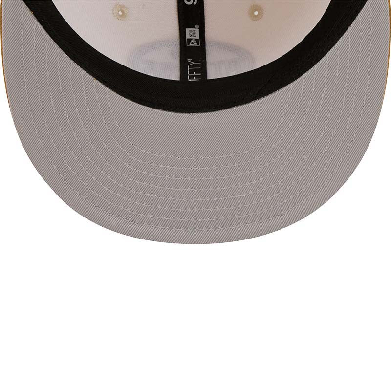 Edmonton Oilers New Era Color Pack Cream & Mustard Yellow 9FIFTY Snapback Hat - Image 7