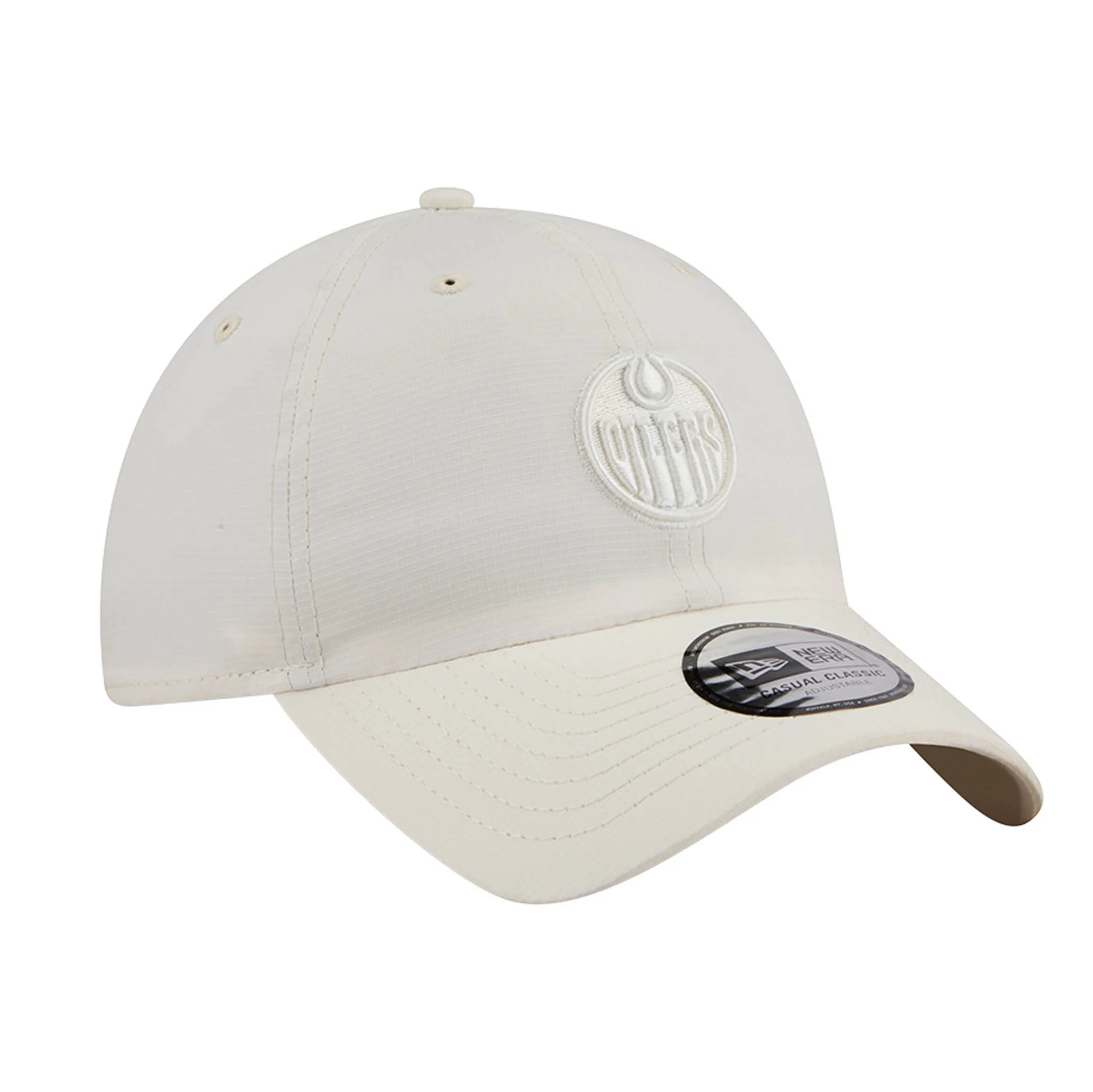 Edmonton Oilers New Era Color Pack Cream Ripstop Casual Classic Adjustable Hat - Image 4